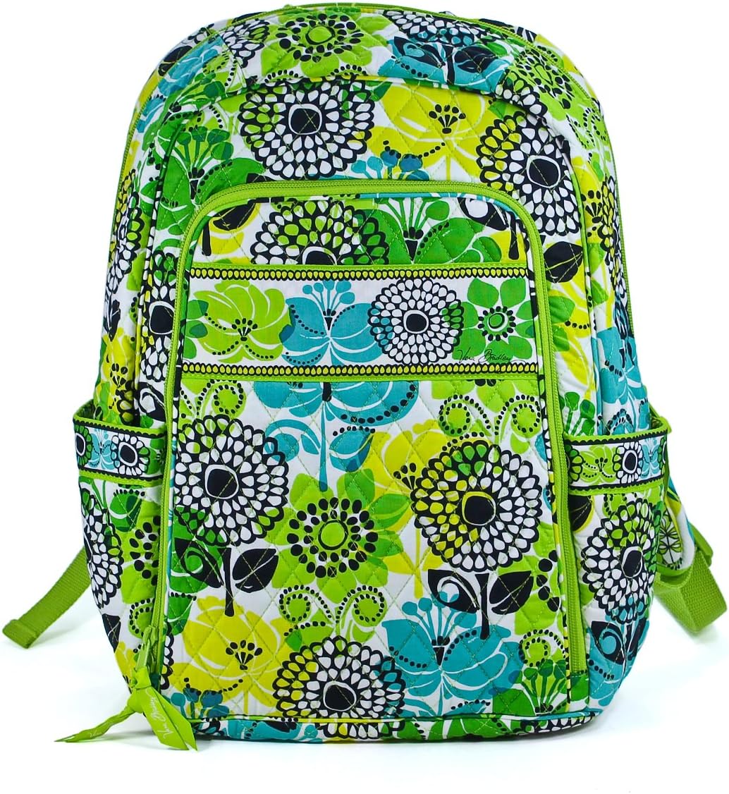 Vera Bradley Laptop Backpack in Lime's Up Electronics