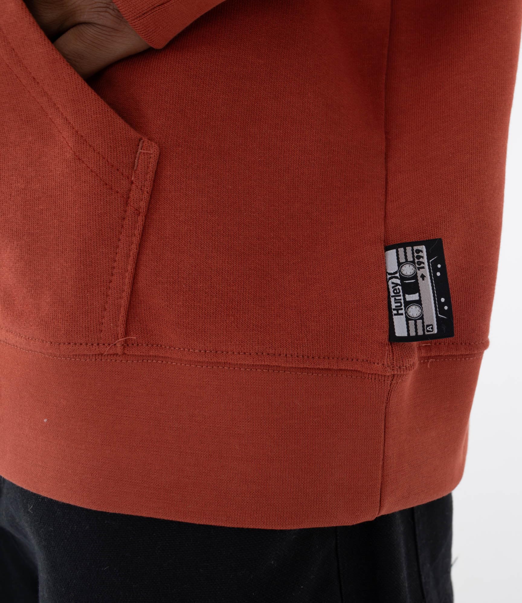 Hurley High Surf Sudadera Hombre con Capucha Oversize Reversible Hoodie for Men