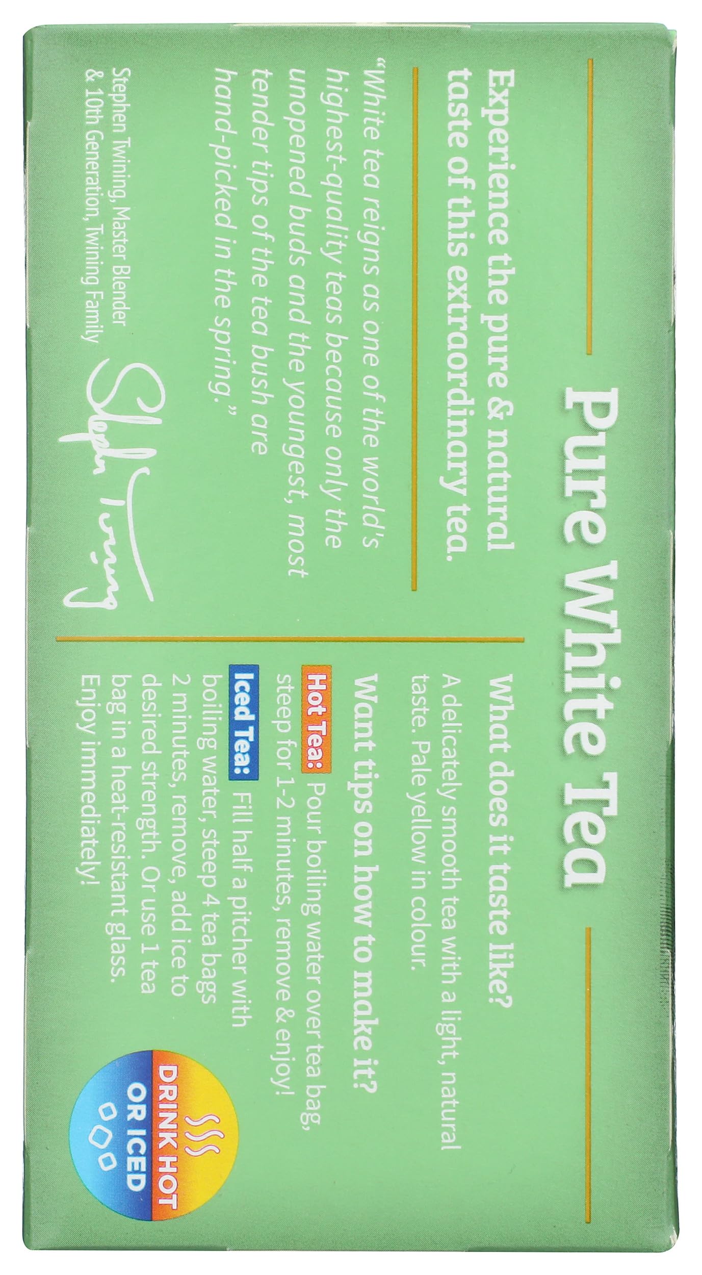 Twining Tea White Pure, 20 ct thumbnail 5
