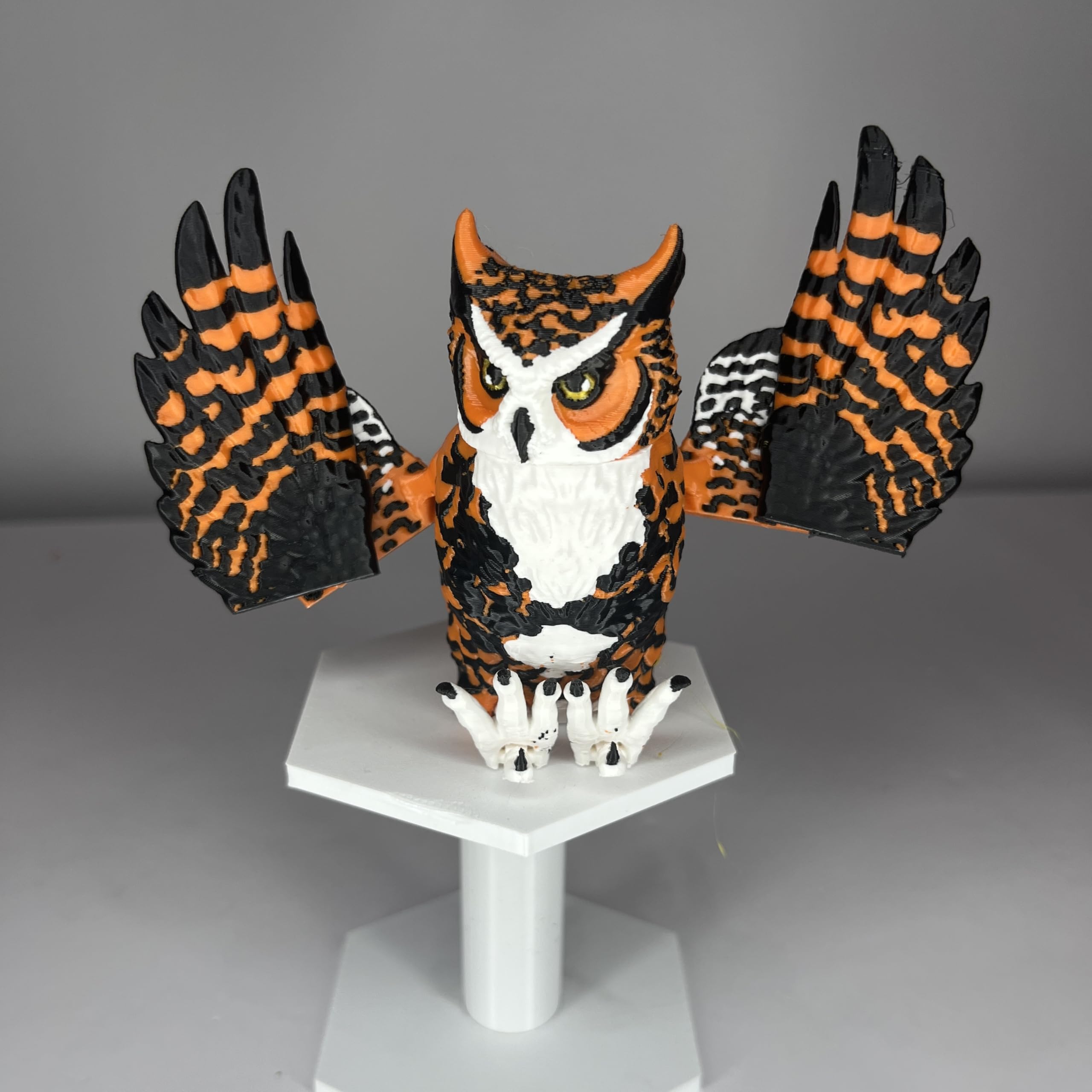 Buy FILAMENT MAFIA Flexi Great Horned Owl – Articulated 3D Printed