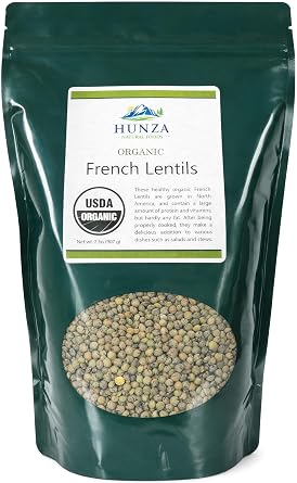 Hunza Organic French Lentils 2 lbs