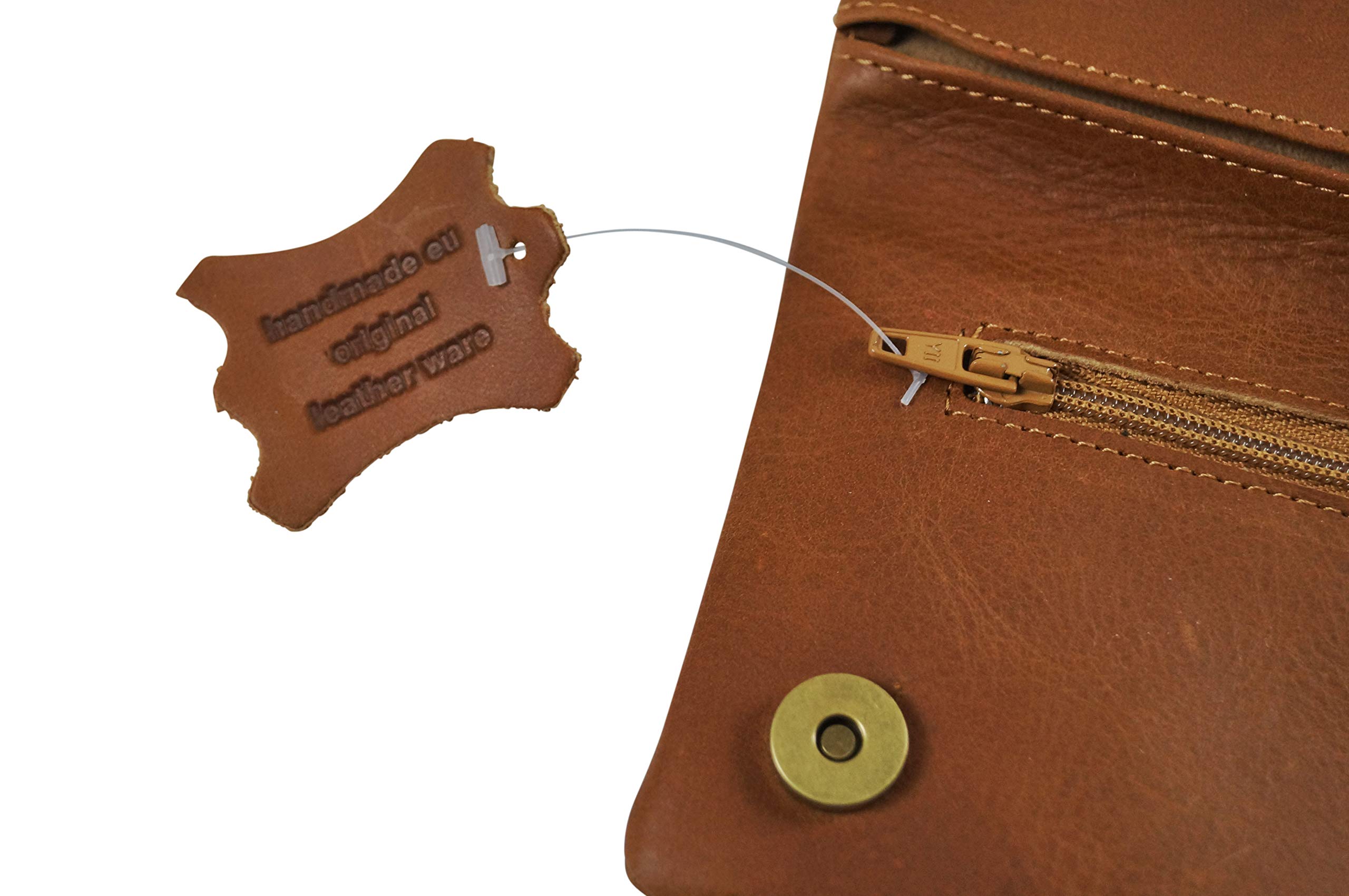 GERMANUS Die Geräumige Tabaktasche Corfuscus - Made in EU - Leder Tabakbeutel Drehertasche Drehtasche Tabaketui