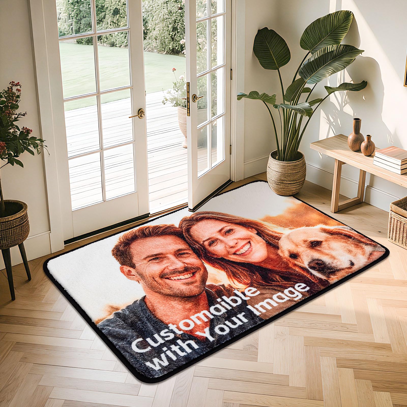 Tapis personnalisé lavable et antidérapant, le cadeau idéal pour vos amis