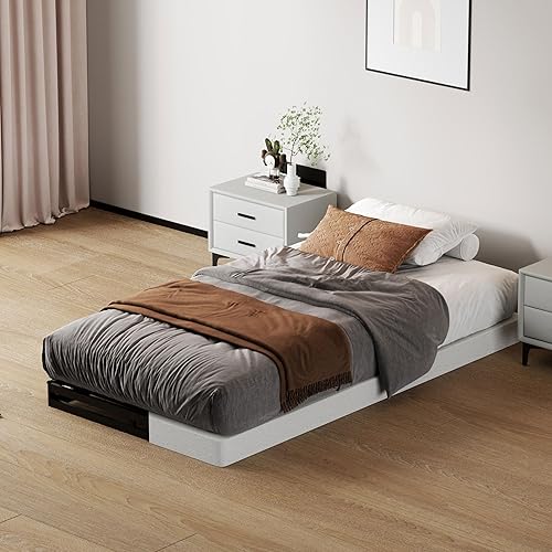 Miniatura 6 de Bases de resorte de tamaño individual de 5 pulgadas - Base de colchón de perfil bajo, sin ruido, base de cama de metal resistente con funda de tela