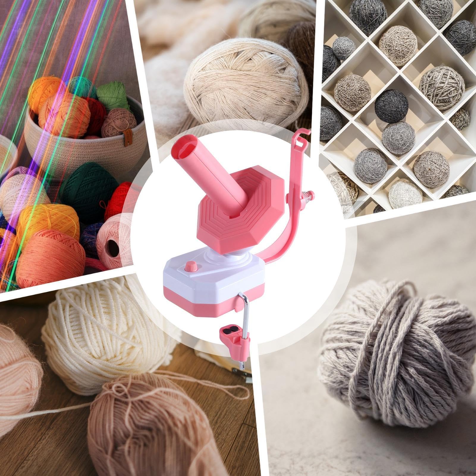 Yarn Winder - Electric String Winder | Avvolging A Di Tessitura Regolabile, Avvolgitore Automatico Per L'uncinetto, Maglieria, Cucito