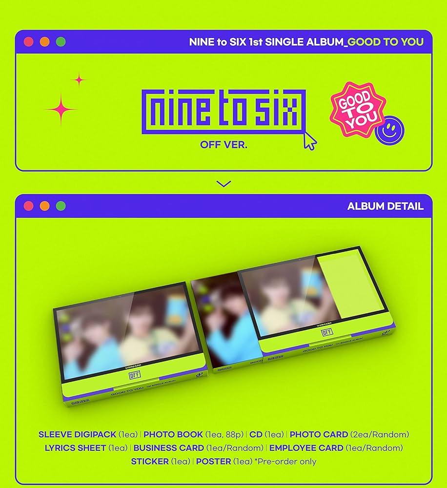 DKZ 9to6 ナイントゥーシックス NINETOSIX 封入 ラキドロ Amazon.co.jp: DKZ NINE to SIX GOOD TO YOU 1st Single Album