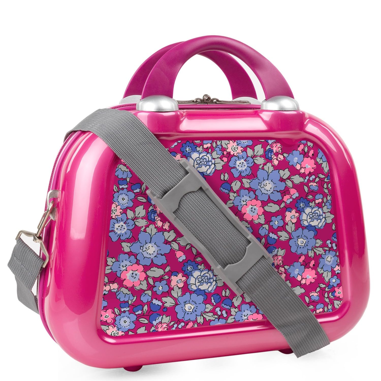 ITACA - Kosmetikkoffer Hartschale Groß, Beautycase Damen, Trolley & Handgepäck Koffer: Beauty Case Hartschale, Kosmetik Koffer, Kosmetiktasche Groß - Ideal für Reisen!, Fuchsia