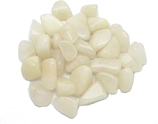 Fundamental Rockhound Products: 1 pc Rare Sulfur Quartz from Brazil Tumbled Stone Crystal (Large (8.1-15 g))