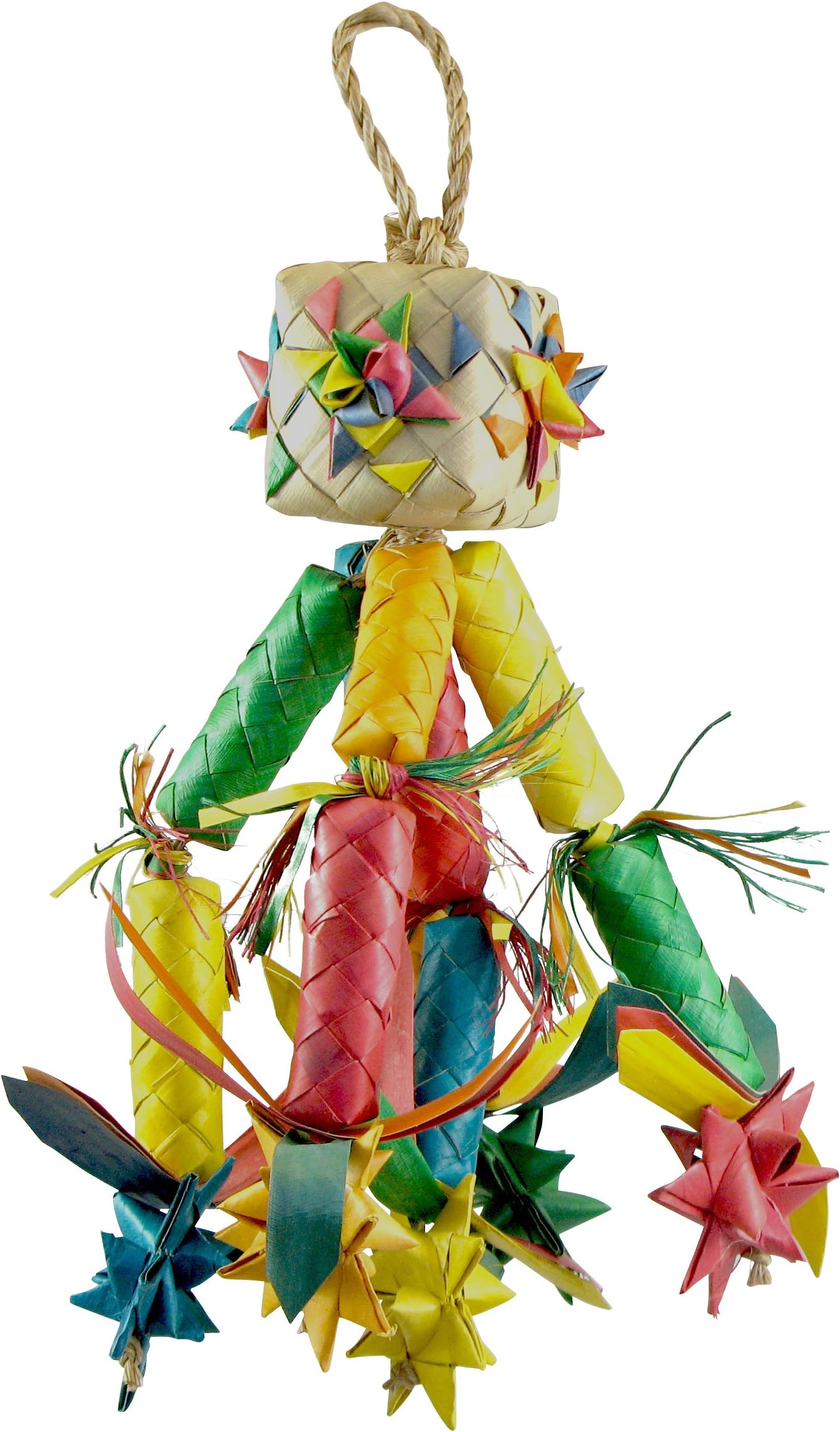 Planet Pleasures Firecracker Pinata Bird Toy, Medium