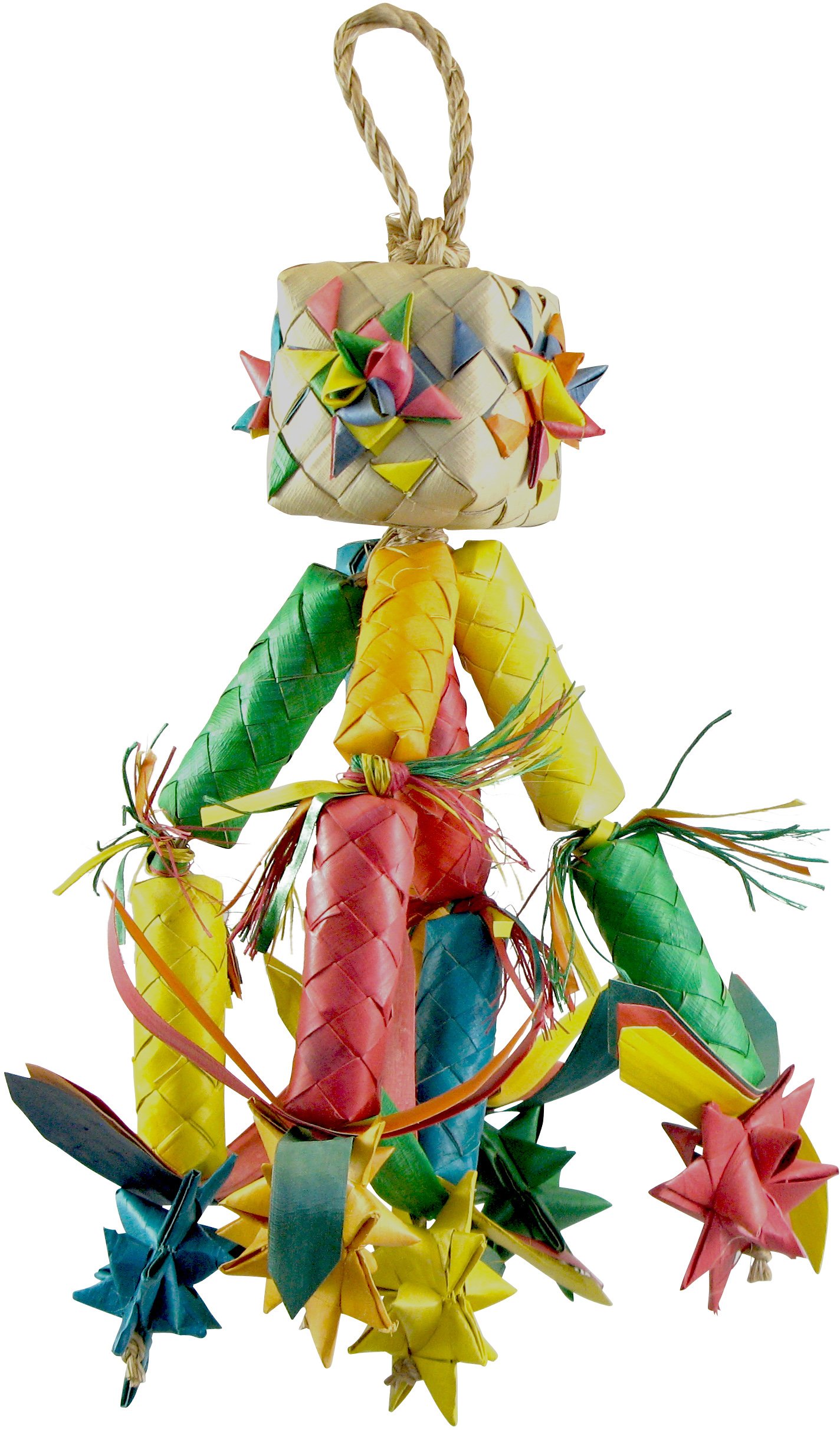 Planet Pleasures Firecracker Pinata Bird Toy, Medium