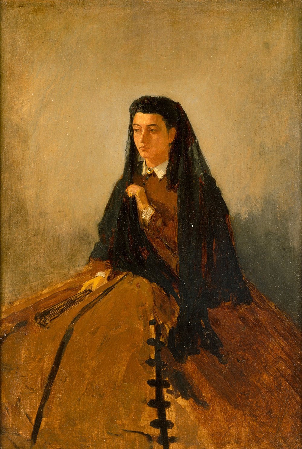 Impresión de Winslow Homer: Retrato de Pauline, póster mate mediano
