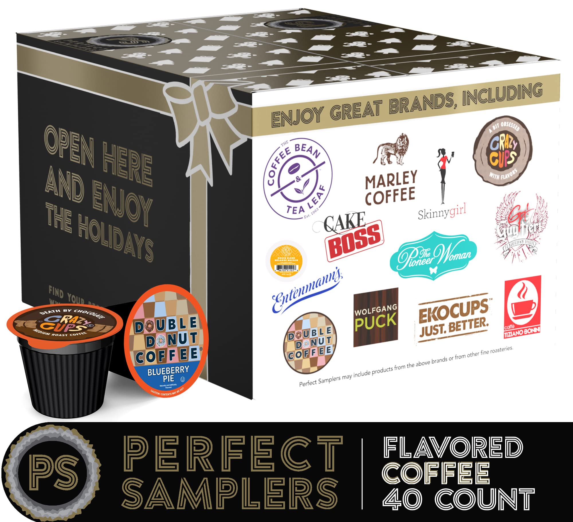 (Exp: 05/26/2025) Crazy Cups Flavored Coffee Pods Variety Pack for ...