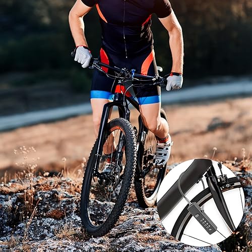 Miniatura 5 de Cerradura de combinación de cables de aleación de zinc de 4 dígitos, bloqueo de contraseña con 3 cuerdas de alambre resistentes a la intemperie,