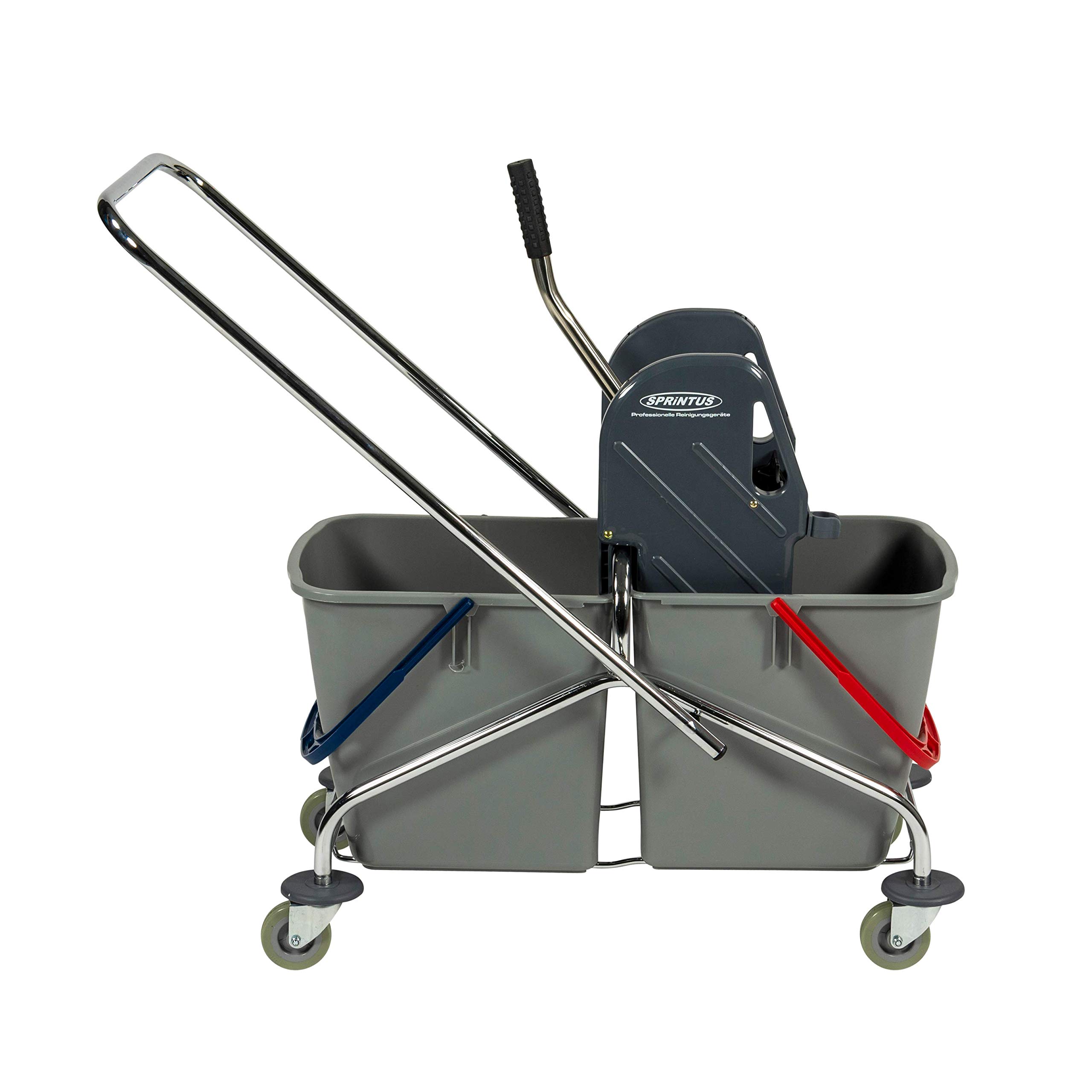 Sprintus 301114 Seau double Chromé 27 l