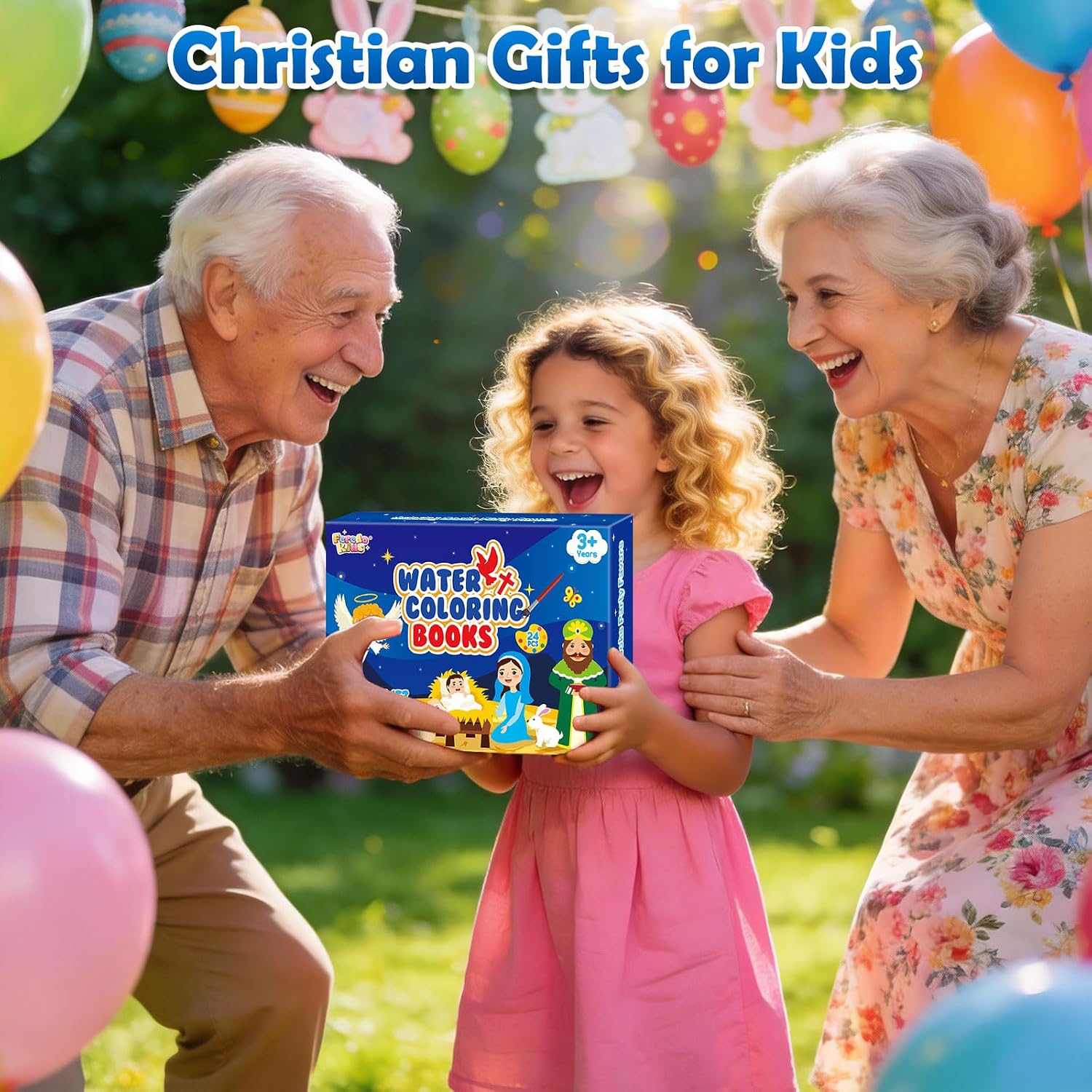 Coloring Books Party Favors for Kids - 24 Pack Christian Mini Water Coloring Books for Kids Goodie Bags Stuffers Students Classroom Gifts Bulk, Return Gifts for Birthday Christmas Party Favors Bulk