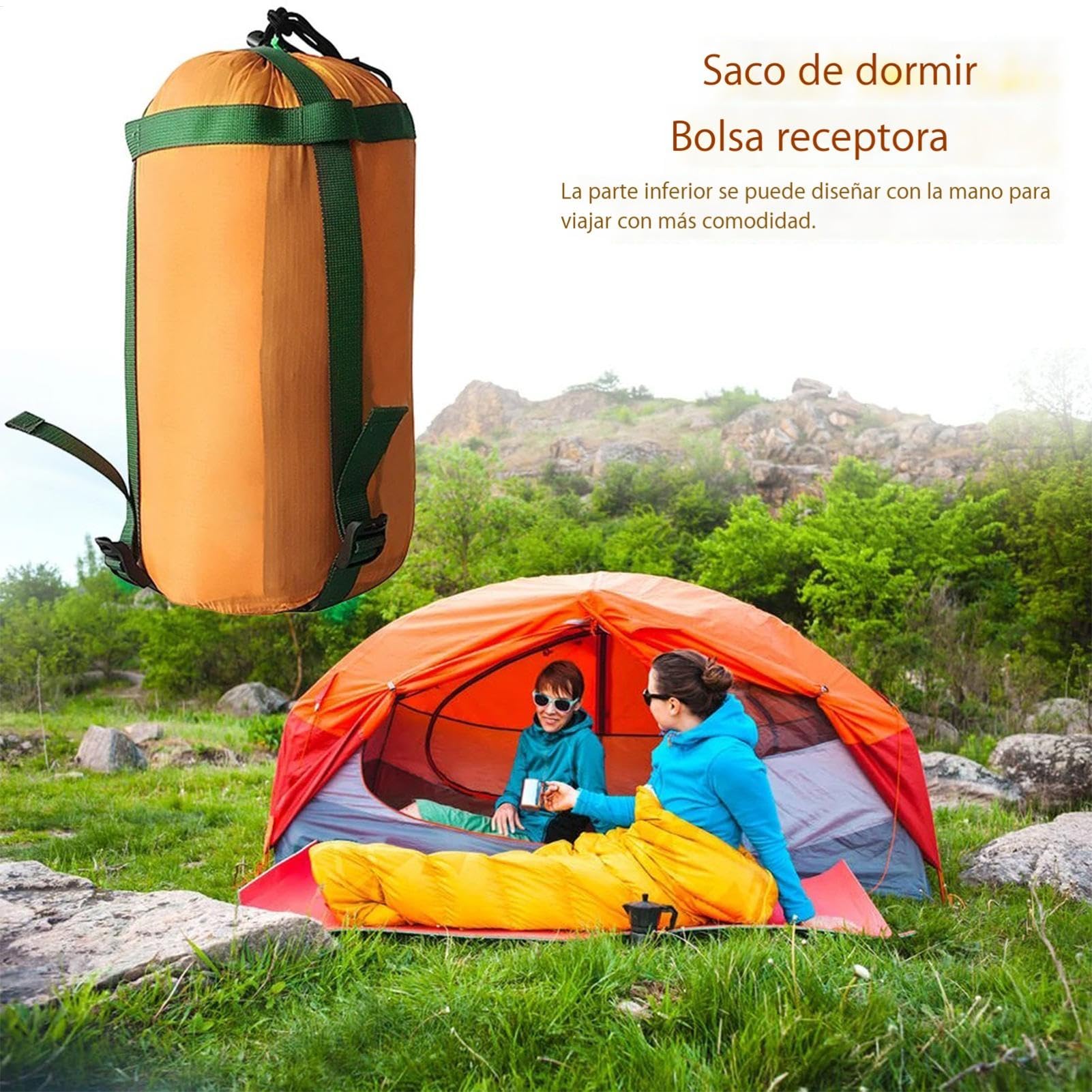 Drawstring Storage Bag - Compression Bag | Sleeping Bag Bag | String Sacks Compression Bags: Lightweight Backpacking Sack, Nyl Camp Storage Bag