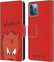 Vista 193 de Head Case Designs Funda de piel con licencia oficial de AC Milan Dream Big Children compatible con Apple iPhone 13 Mini