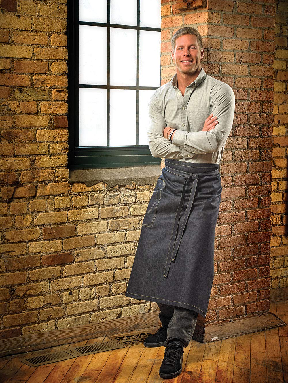 Mercer Culinary Metro Talon Bistro Schürze O/S indigo