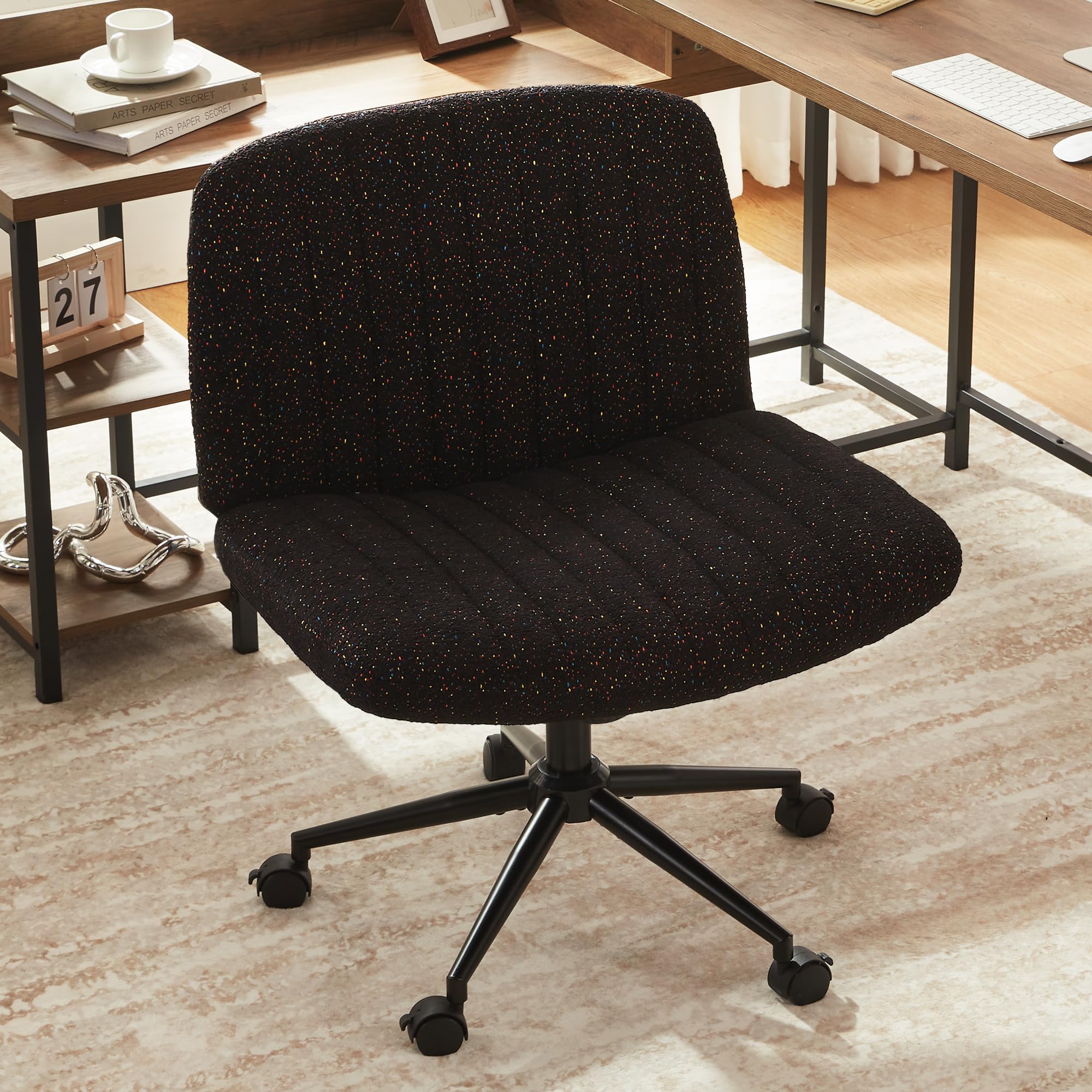 Criss Cross Computer Chair With Locking Wheels Dowinx Criss Cross