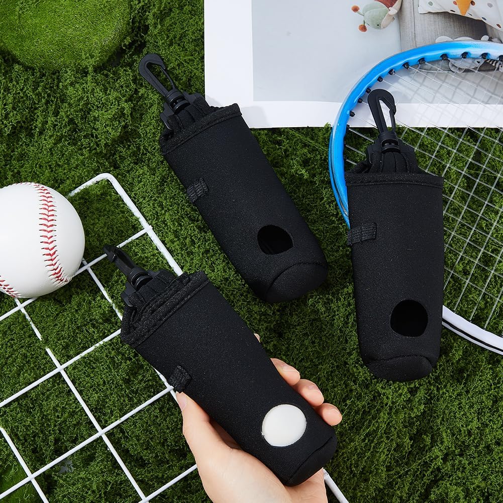 DICOSMETIC 26Pcs Golf Ball Carry Bag Tee Holder Golf Ball Pouch Double Hole Quick Draw Top Bottom Holes Belt Clip Carrier for Walking Course Gift Men Women