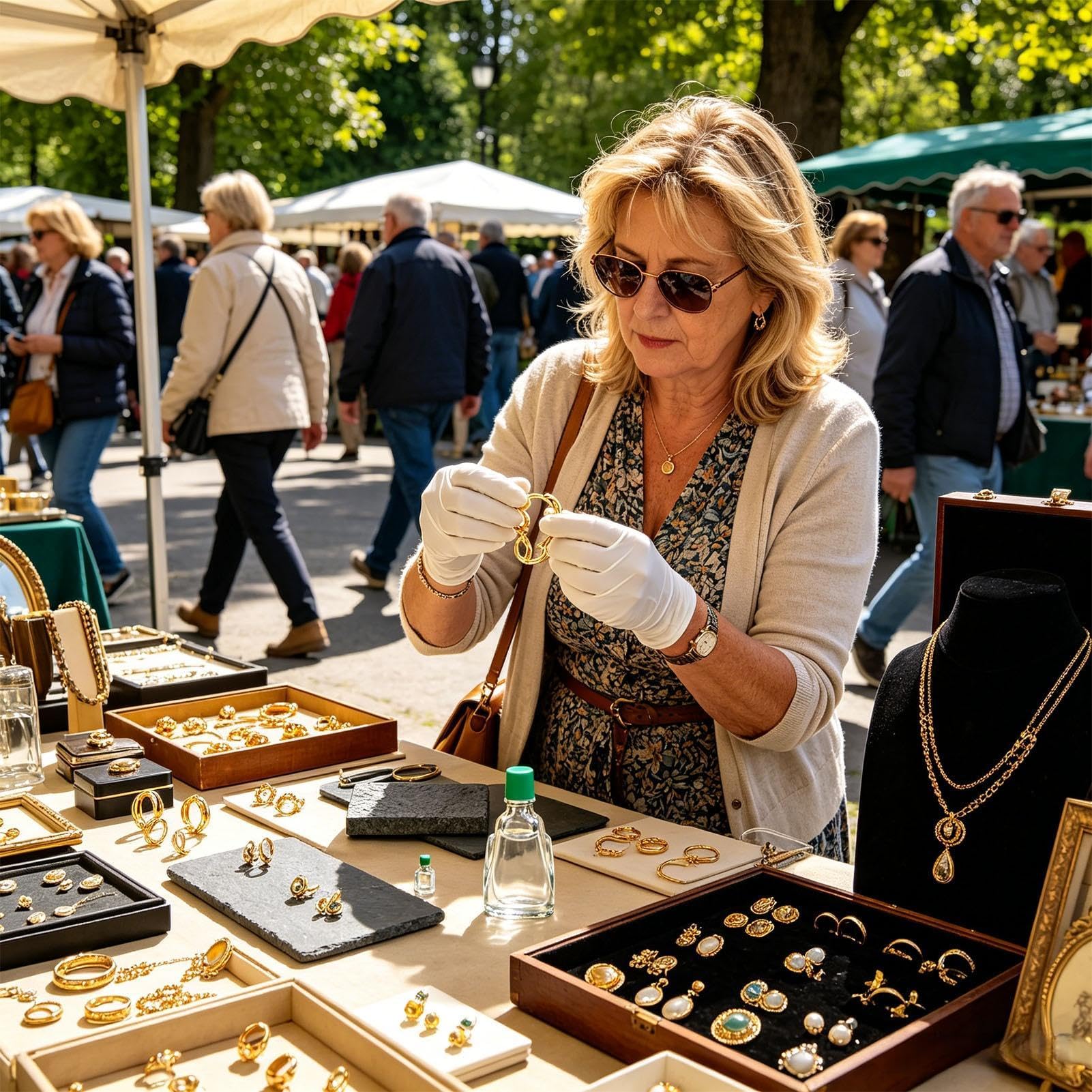 Schmuck Testkit | 10k 14k 18k 22k 24k Reinheitsbestimmer,Schmuck Reinheitstest Set | für Erwachsene, Paare, Familien, Frauen, Männer
