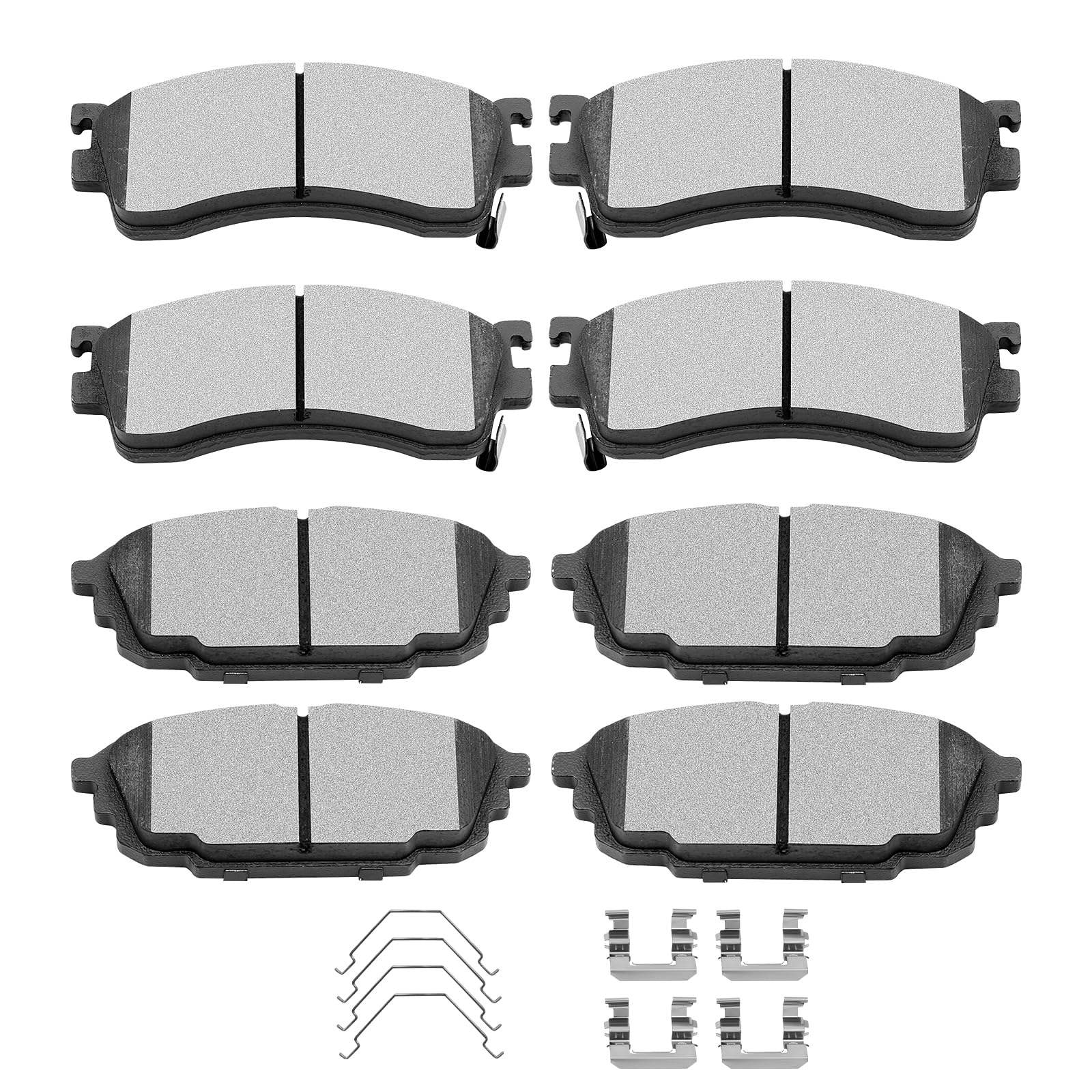Ceramic Brake Pads Kits,SCITOO 8pcs Brakes Pads Set fit for 2001-2003 for Mazda Protege,2002-2003 for Mazda Protege5