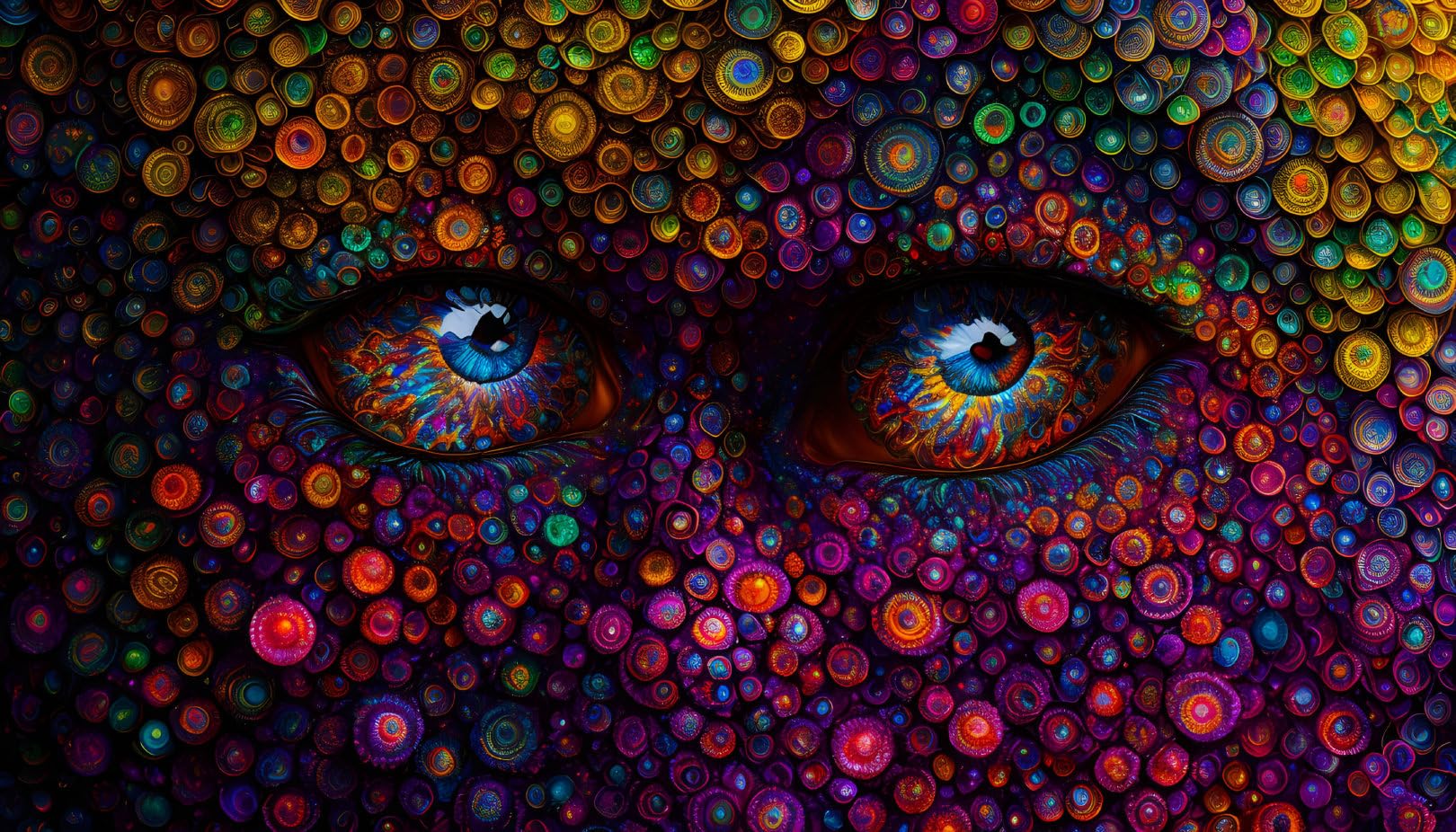 Eye of a Thousand Minds SERENDIPITP affiches sur toile déco murale chambre 58x90 cm - 4