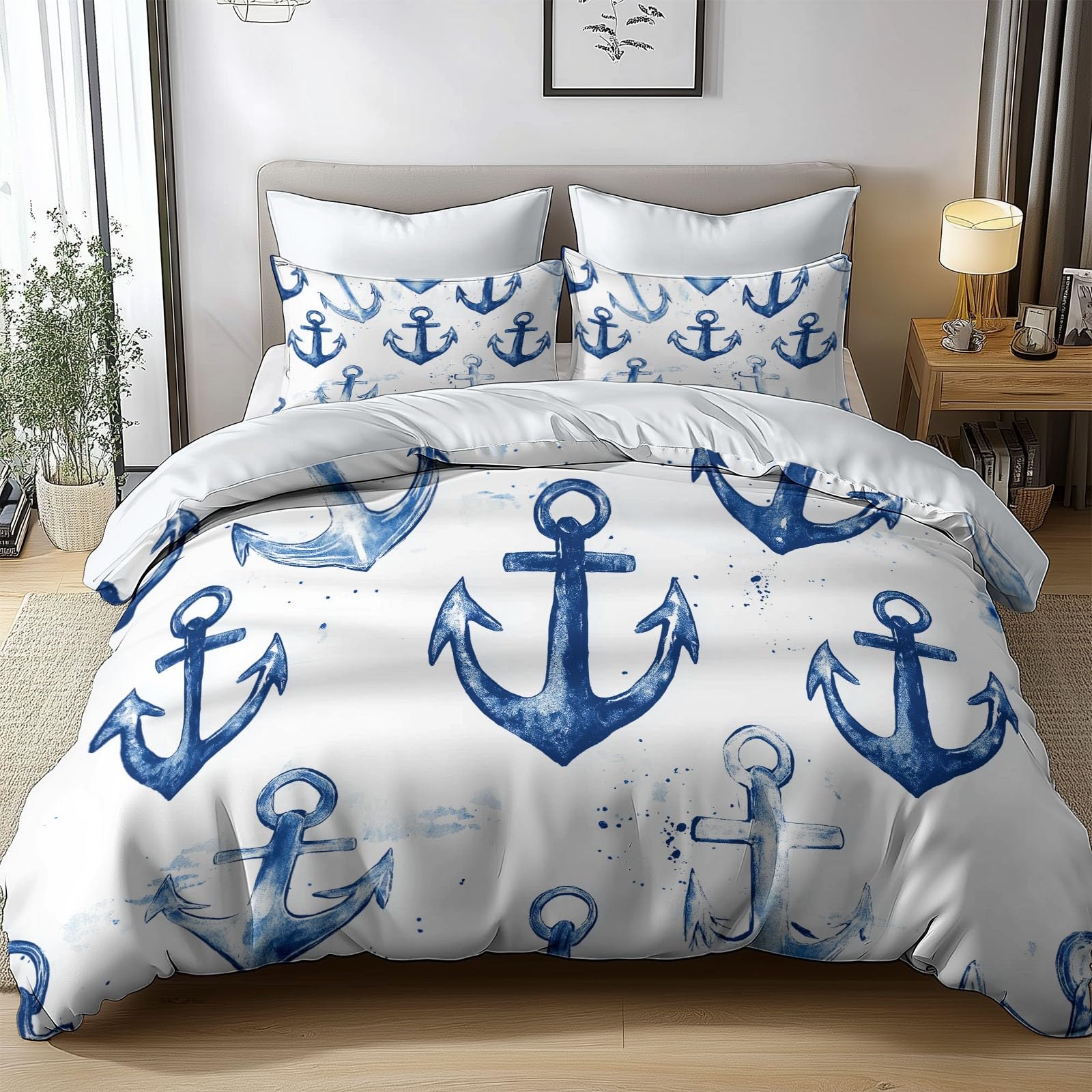 Parure de lit aquarelle marine pour une ambiance ocean relaxante