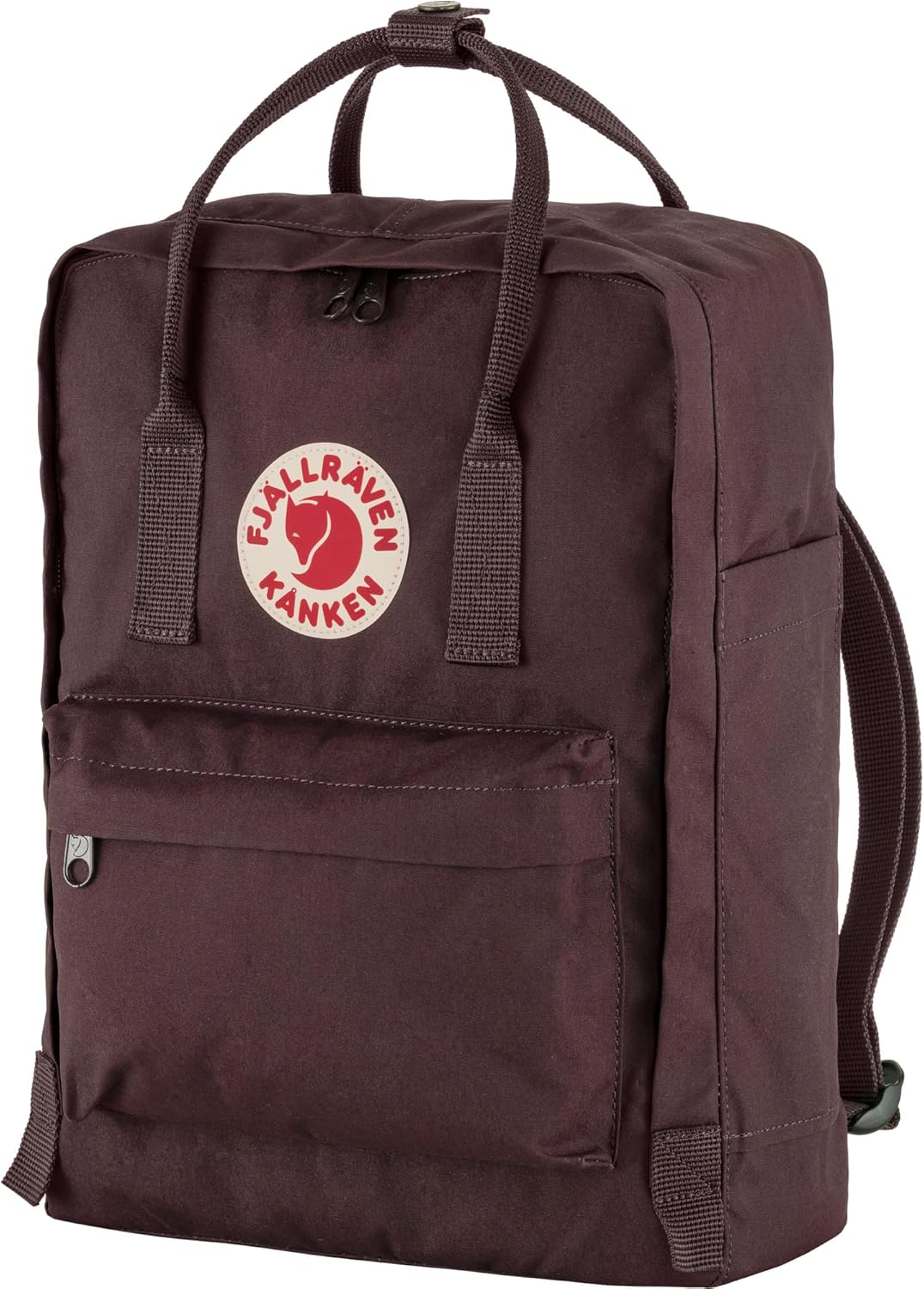 Fjällräven Kanken Backpack - Durable Vinylon Fabric, Water-Resistant, Classic Design - School, Travel, Blackberry