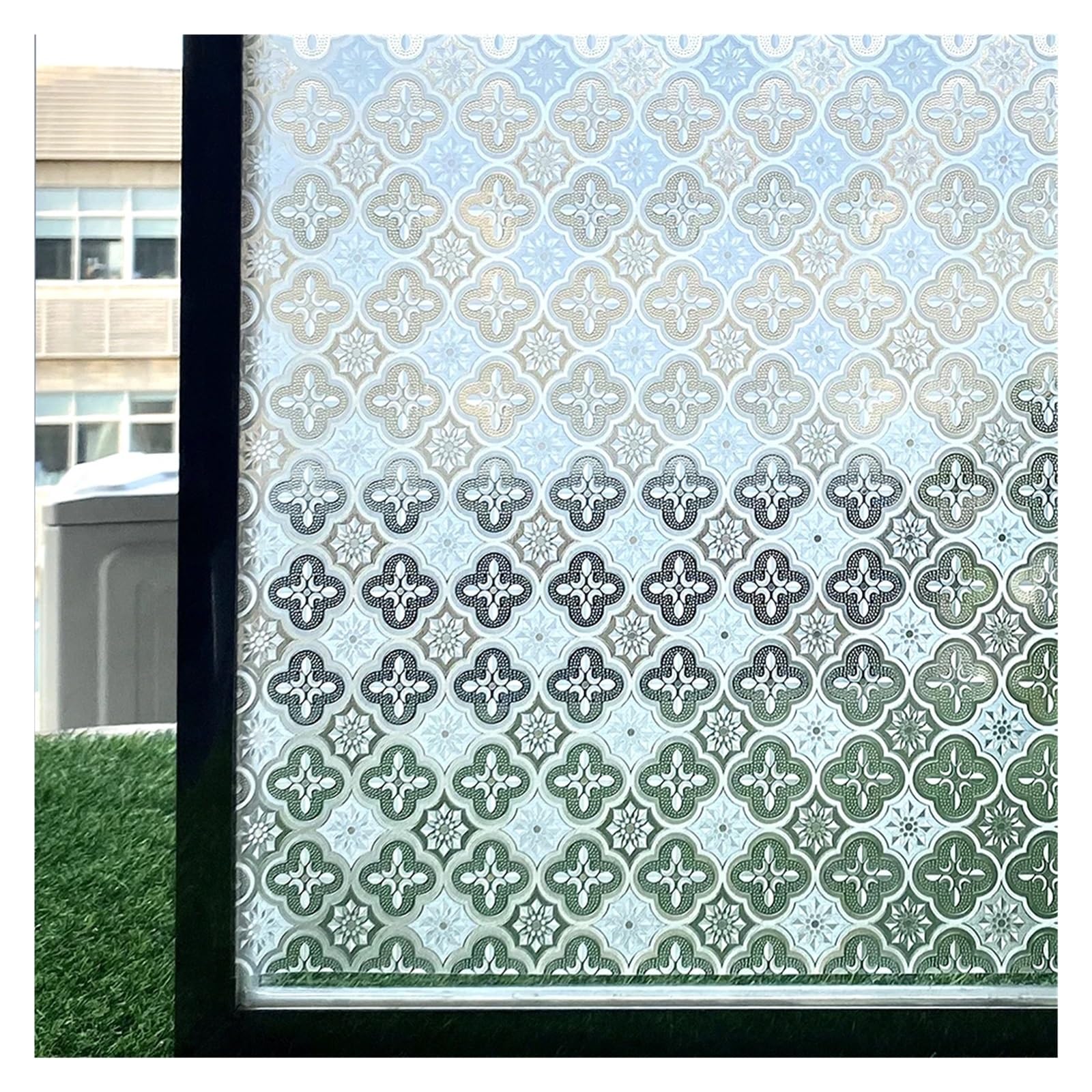 Glass Windows Privacy Film Privacy Window Film Static Cling Rainbow 3D Window Decal Stickers