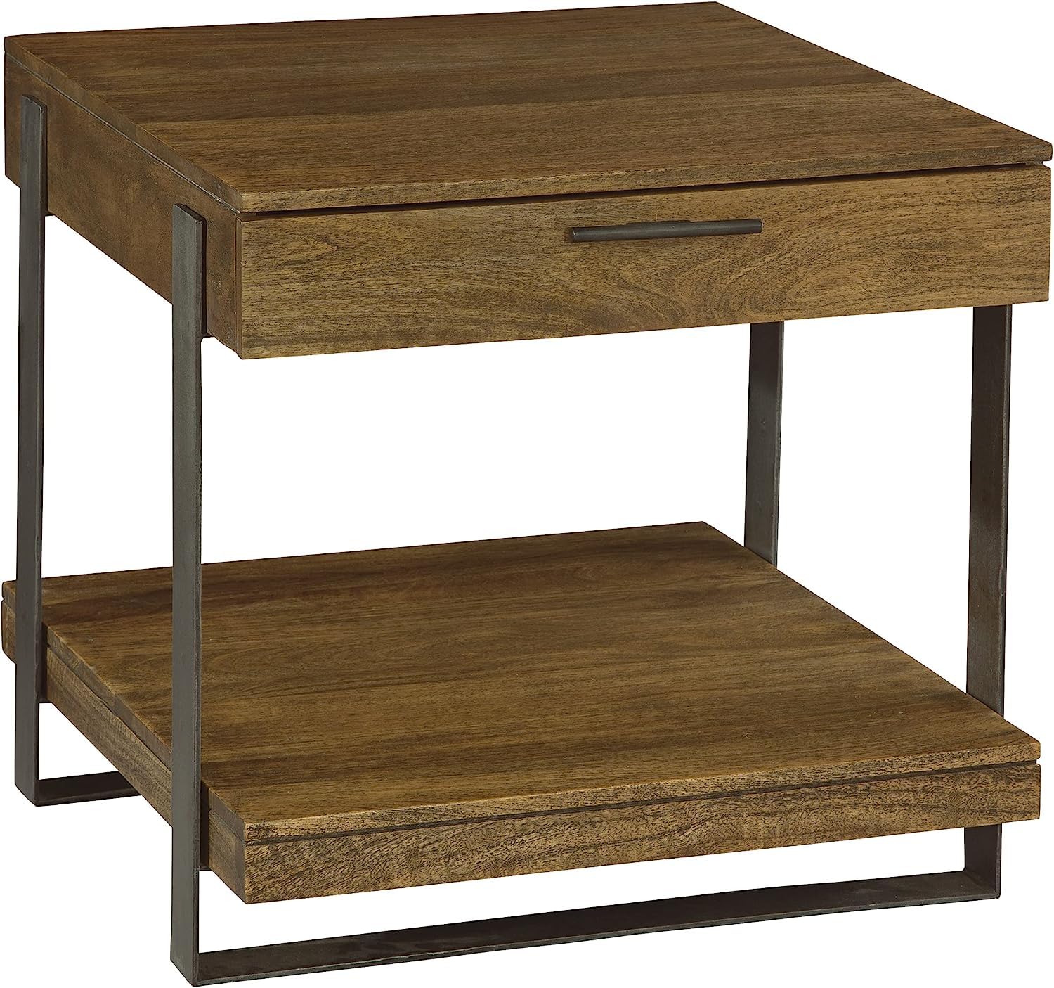 Hekman Furniture Iron Strapg Drw Lamp TBL,Brown