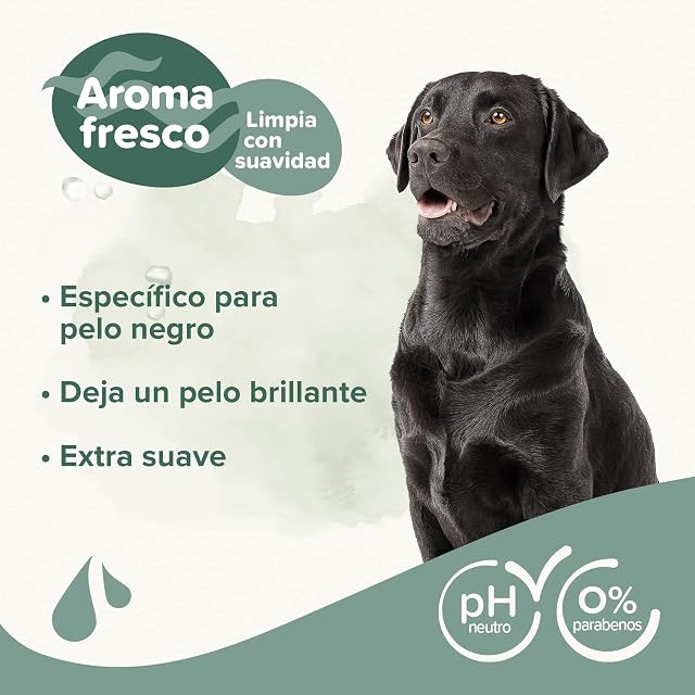 Foto 3 de 8 de Beaphar Champú Perros Pelo Negro 250ml - Extractos Naturales de Aloe Vera y Salvia