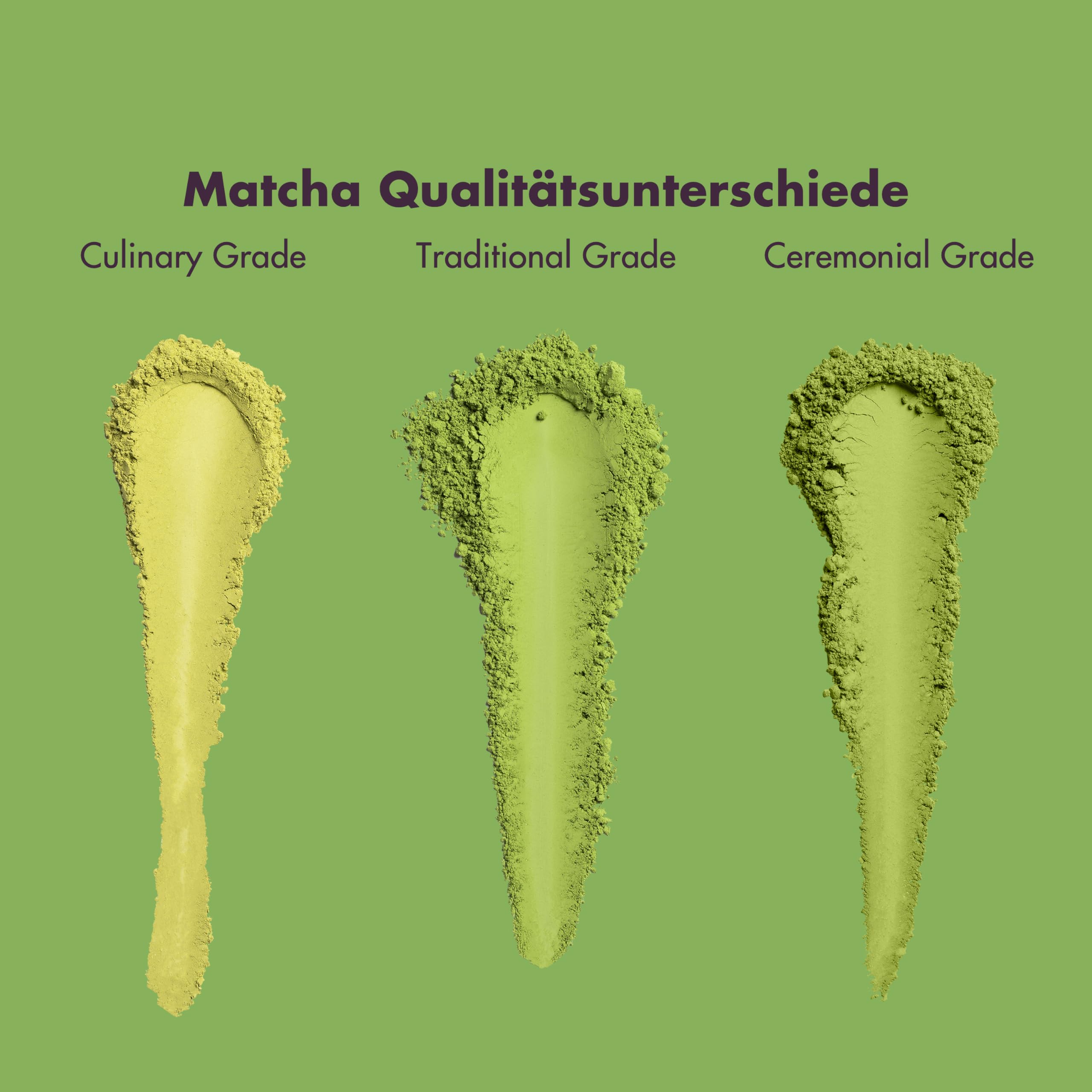 REISHUNGER – Bio Shiro Matcha Ceremonial – 2 x 50 g – Premium Matcha in Bio-Qualität – Perfekt als Tee & den perfekten Matcha Latte – Jadegrüne Farbe & sanft im Geschmack