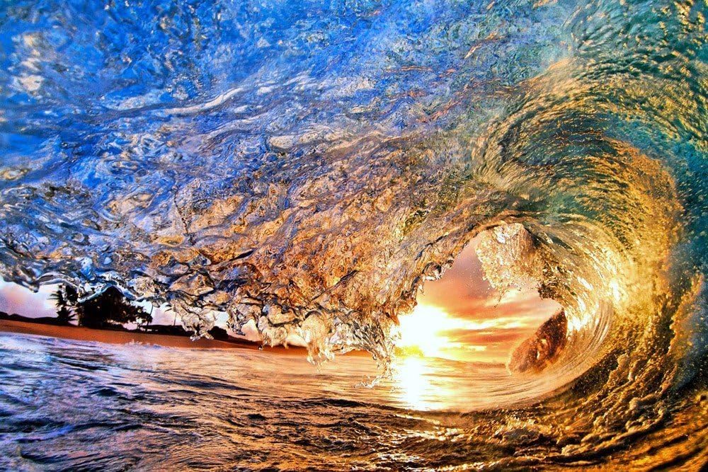 Clark Little Wave Art Picture Poster Photo Print Canvas Prints Wall Art Home Decor - 16"x24"