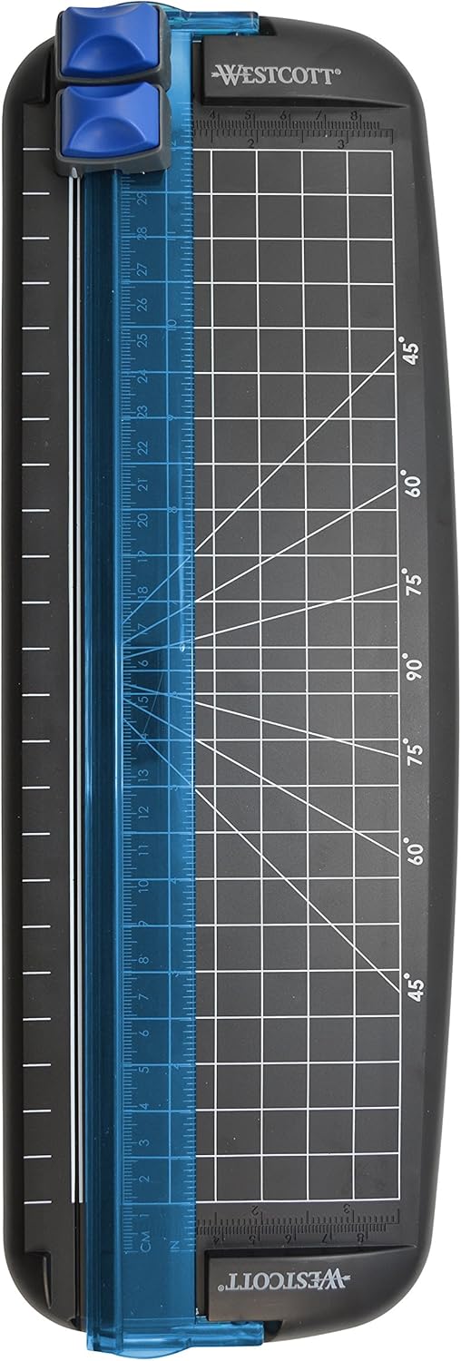 Westcott 15804 Multi-Purpose Personal Paper Trimmer, 12 in