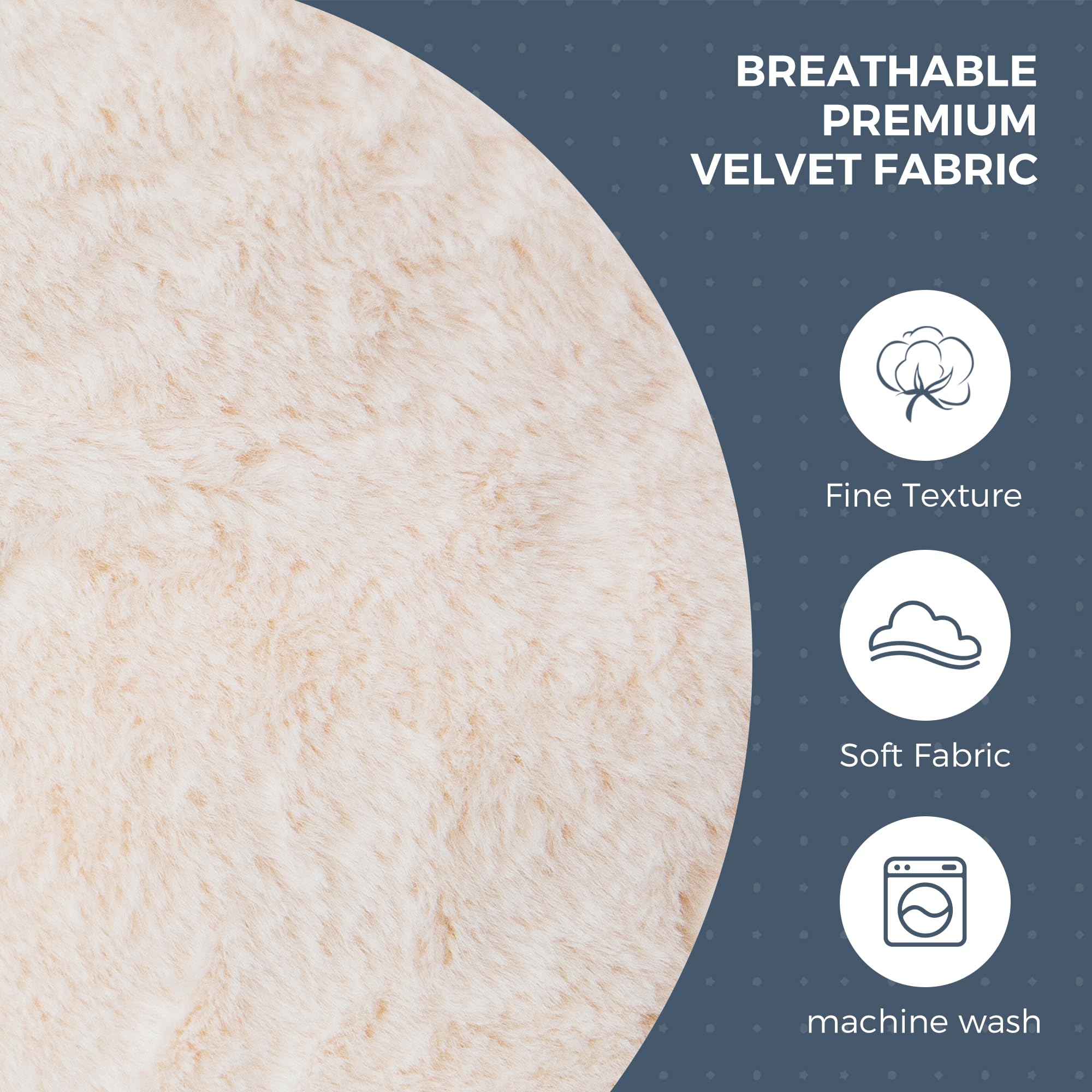 MAXYOYO Pouf-Letto - trasformabile da poltrona a sacco a letto - Divano in schiuma con rivestimento soffice e imbottitura soffice per adulti, adolescenti, ospiti (Beige, 150x200 cm)