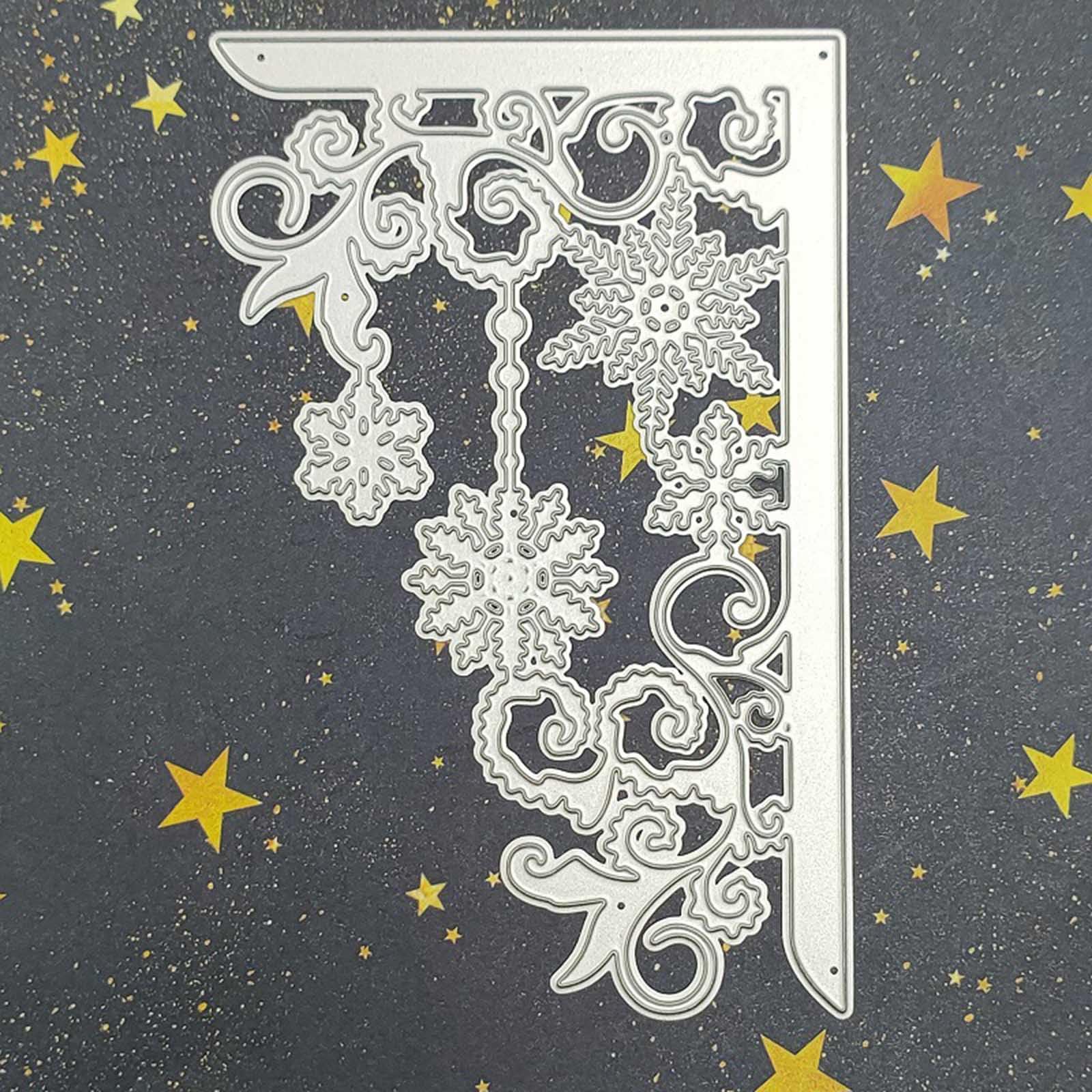 Matrices De Découpe Flocons De Neige En Acier Carbone - 17 Motifs - Pour Scrapbooking, Cartes De Vœux, DIY - Taille 104x144mm - 10