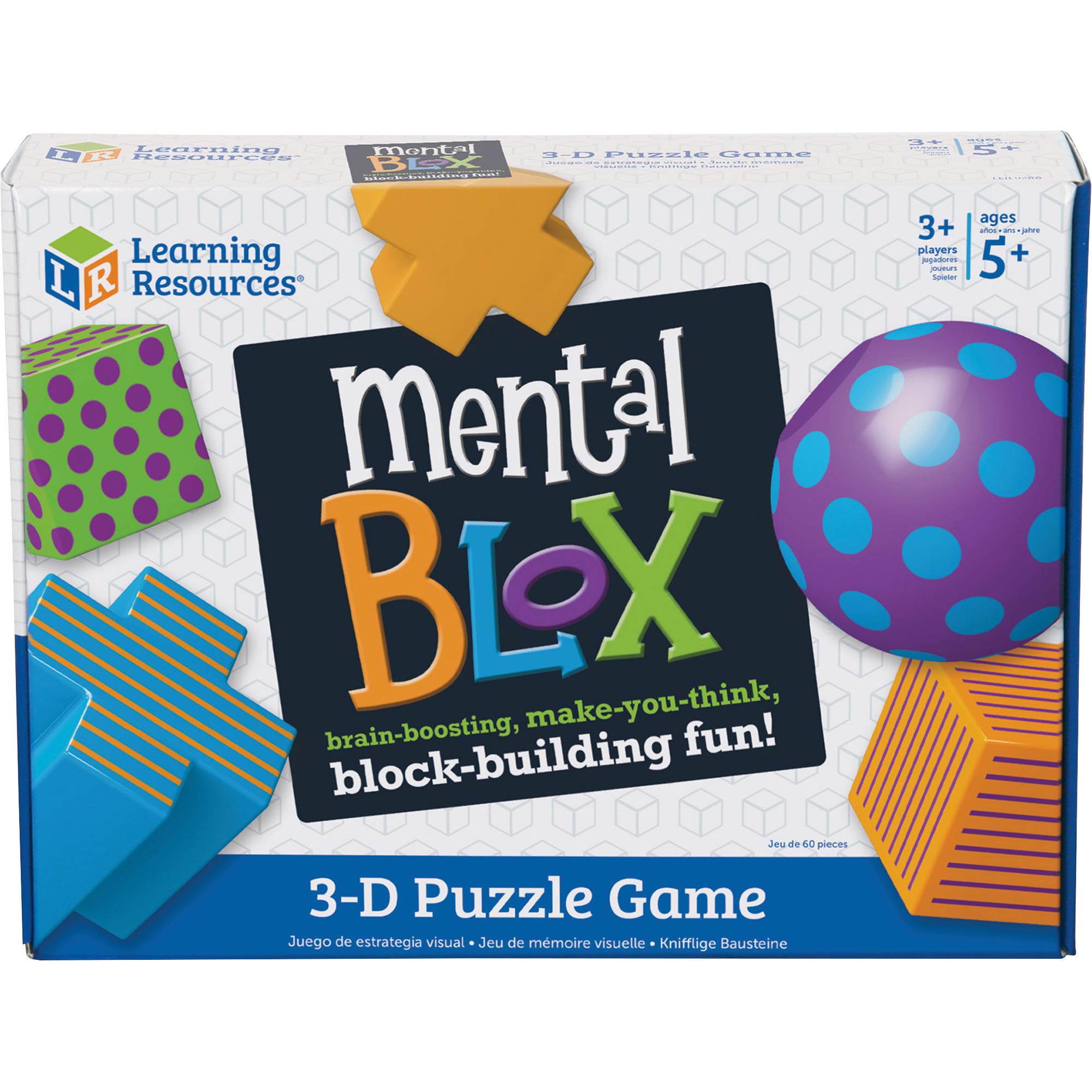 Learning Resources Mental Blox Critical Thinking Activity Set, 20pkg (LRNLER9280)