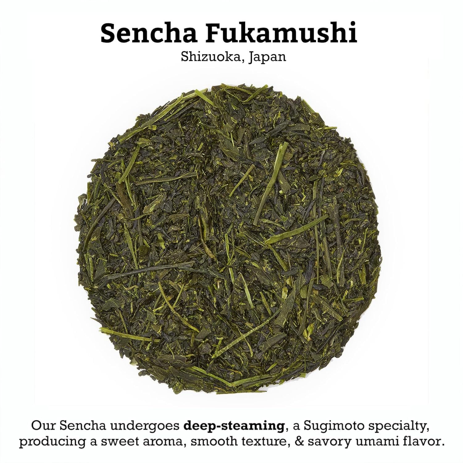SUGIMOTO TEA Japanese Sencha Fukamushi Green Tea Loose Leaf 3.5 oz (100 g)