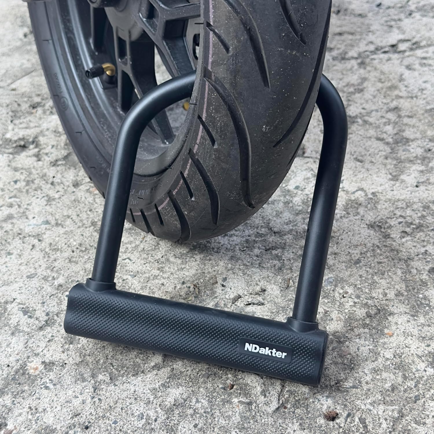 NDakter Wytrzymała blokada do roweru elektrycznego, uchwytu 18 mm, stalowa linka zabezpieczająca z 3 kluczami do skutera elektrycznego, motocykla, motoroweru, roweru terenowego, trójrowerowego