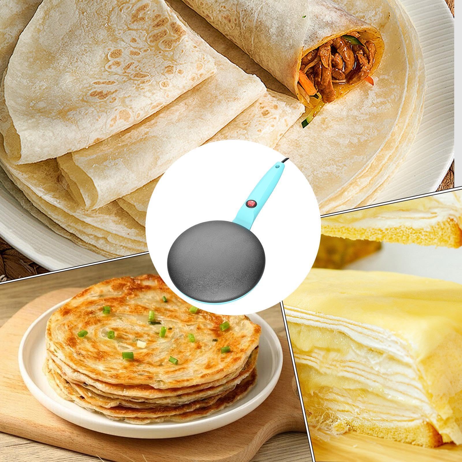 Macchina per pancake elettrica, macchina per crepe Efficiente controllo
