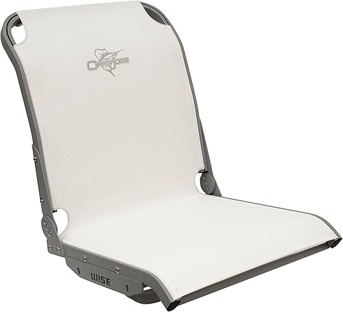 Wise 3373-784 Aero X Cool-Ride - Asiento de barco con respaldo alto, color blanco