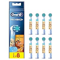 Oral-B Kids 3+ Testine Spazzolino Elettrico Di Ricambio Pro Kids Disney Re Leone