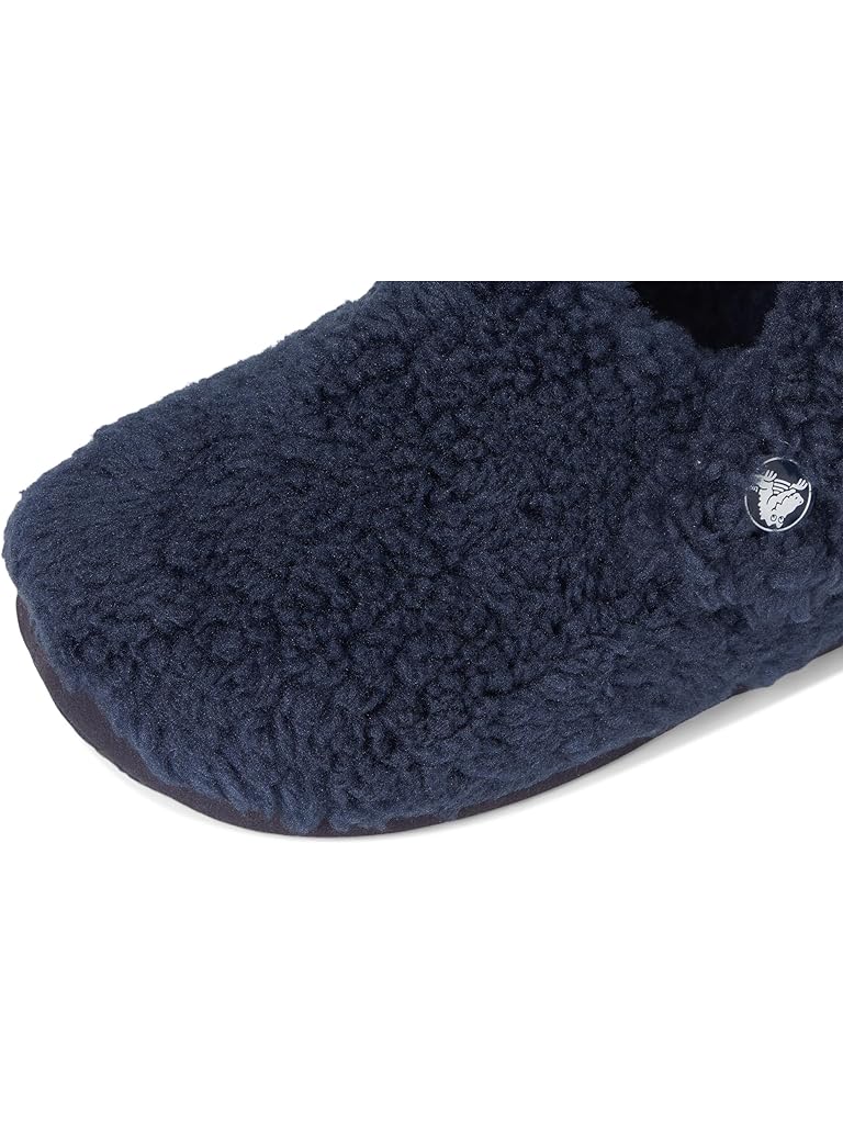 Navy Crocs Classic Cozzzy Slippers (Toddler)
