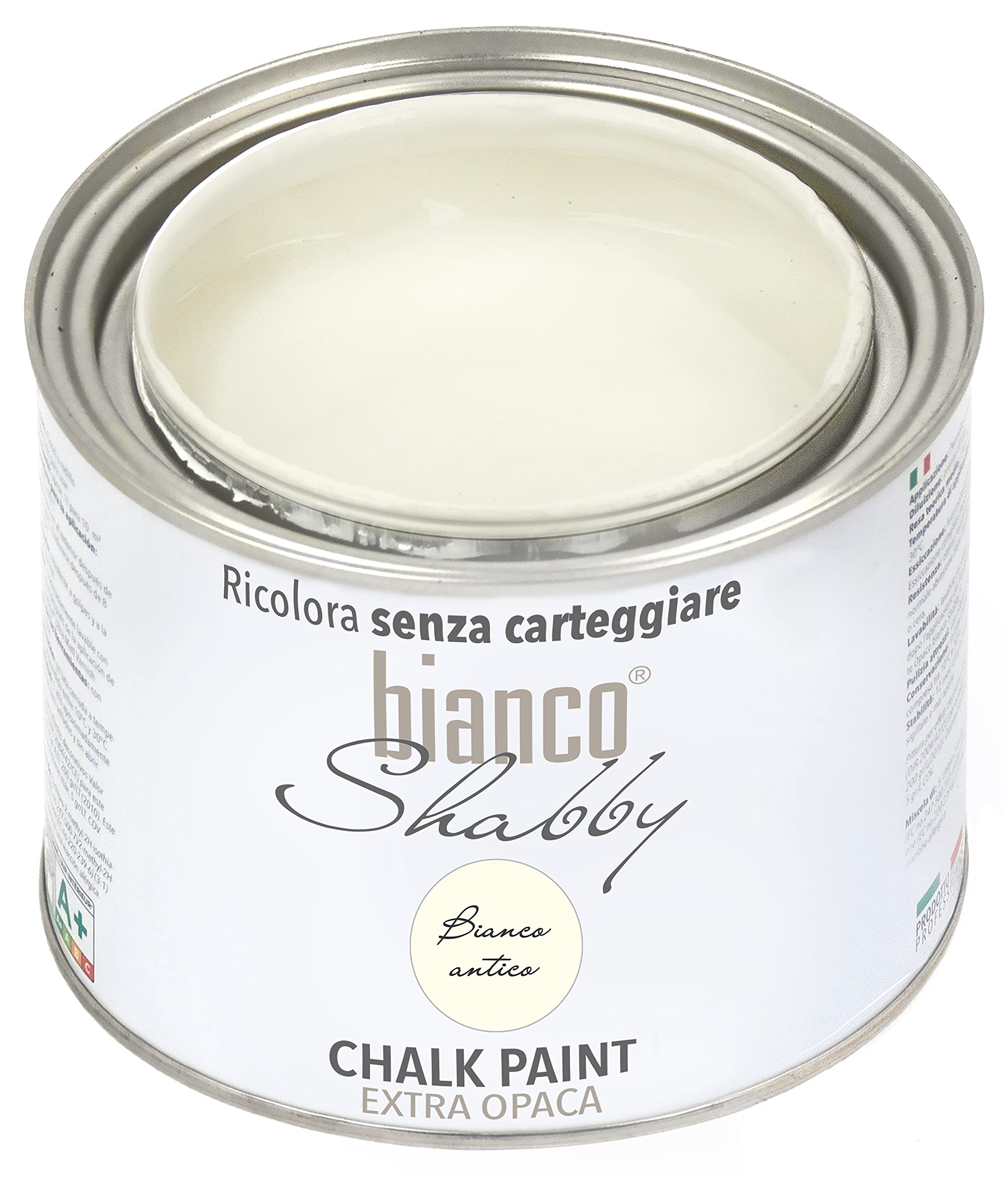 Chalk Paint & Cera Neutra – Pintura Shabby Chic + cera profesional, blanco