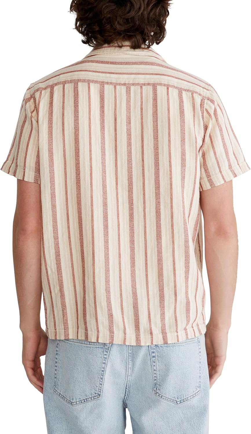 Aeropostale Mens Vertical Stripe Button Up Shirt - Image 2
