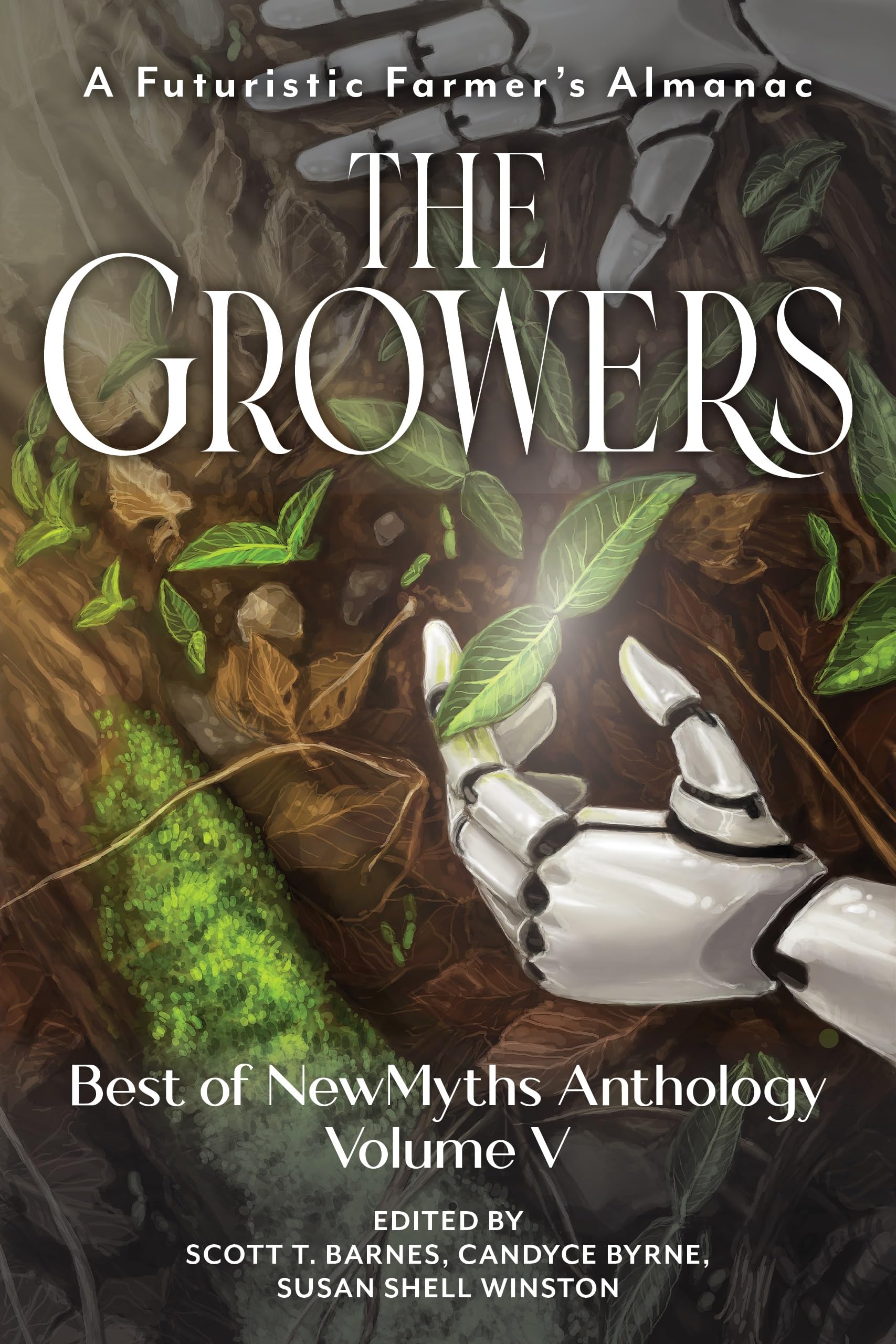 Cover of The Growers: Best of New Myths Anthology Volume V