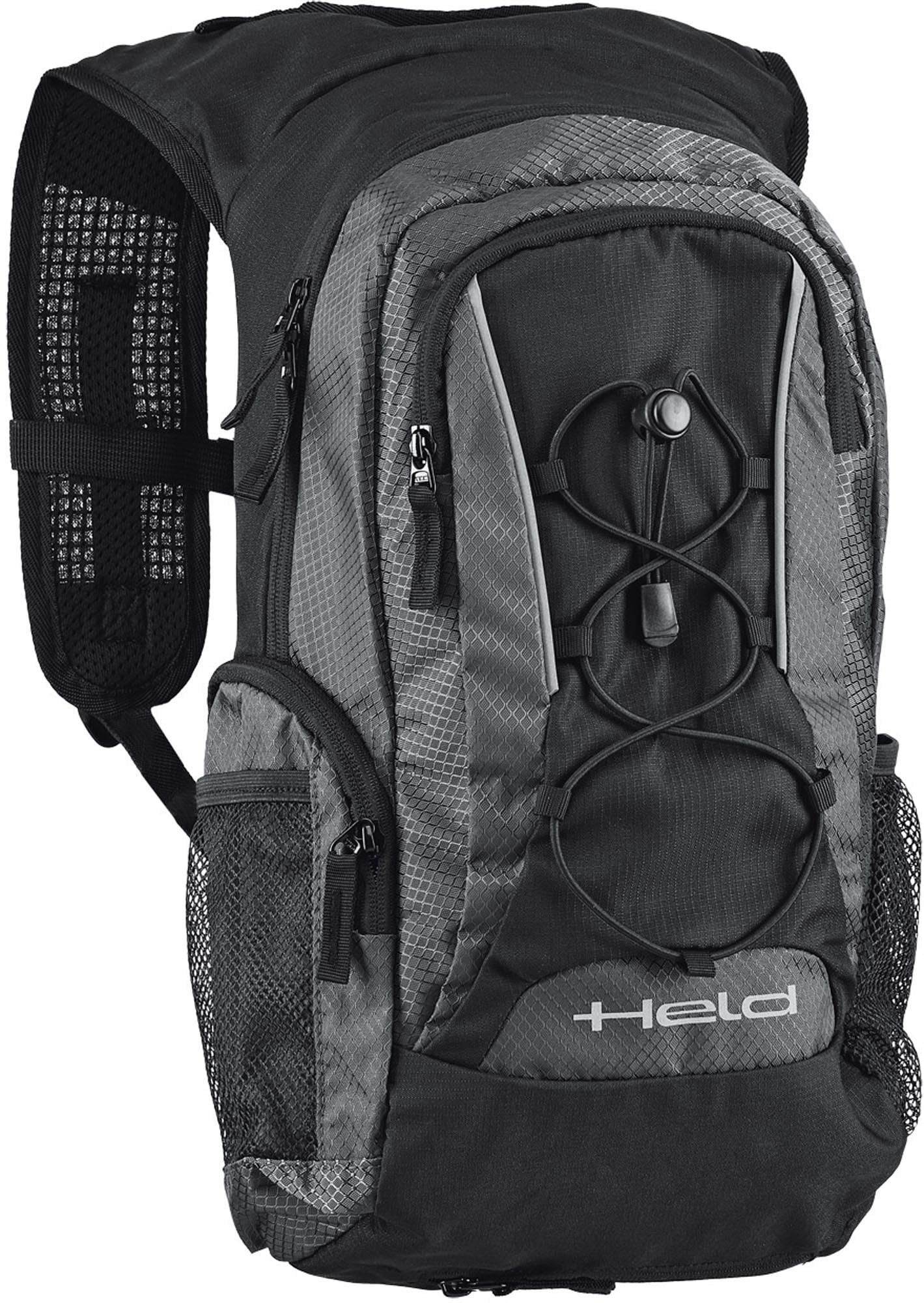 Held to Go 2 Rucksack, schwarz/grau, Einheitsgröße