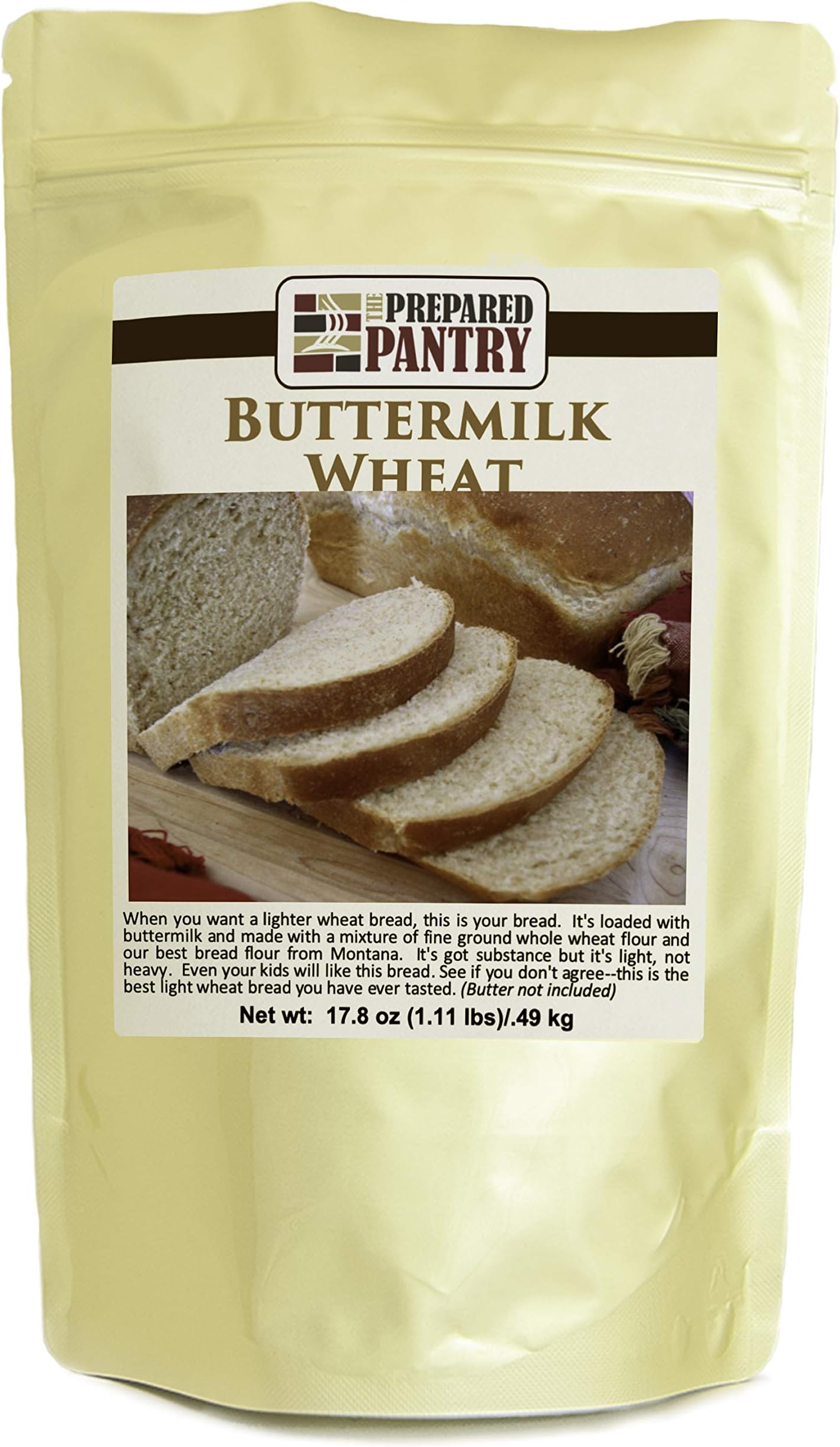 The Prepared Pantry Buttermilk Wheat Bread Mix; Single Pack; For Bread Machine or Oven