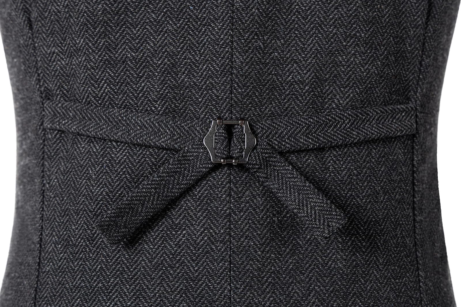 Solovedress Męska kamizelka do garnituru w stylu vintage, z wełny, regularny krój, kamizelka, garnitur, kamizelka na wesele